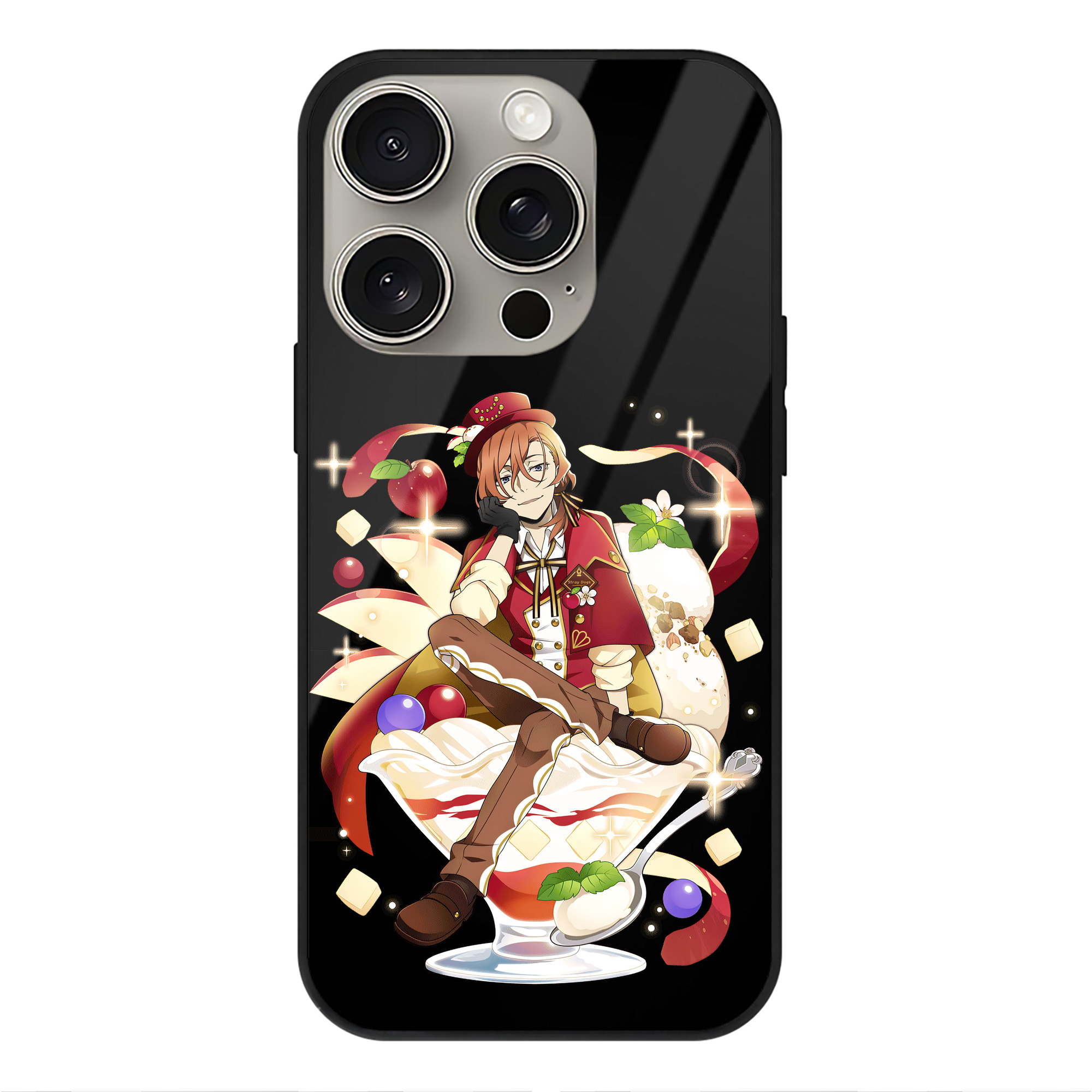 （画像用） 文豪ストレイドッグス Bungo Stray Dogs 【iPhone15Pro対応】スマホケース 耐衝撃＆黄変防止 背面ガラス