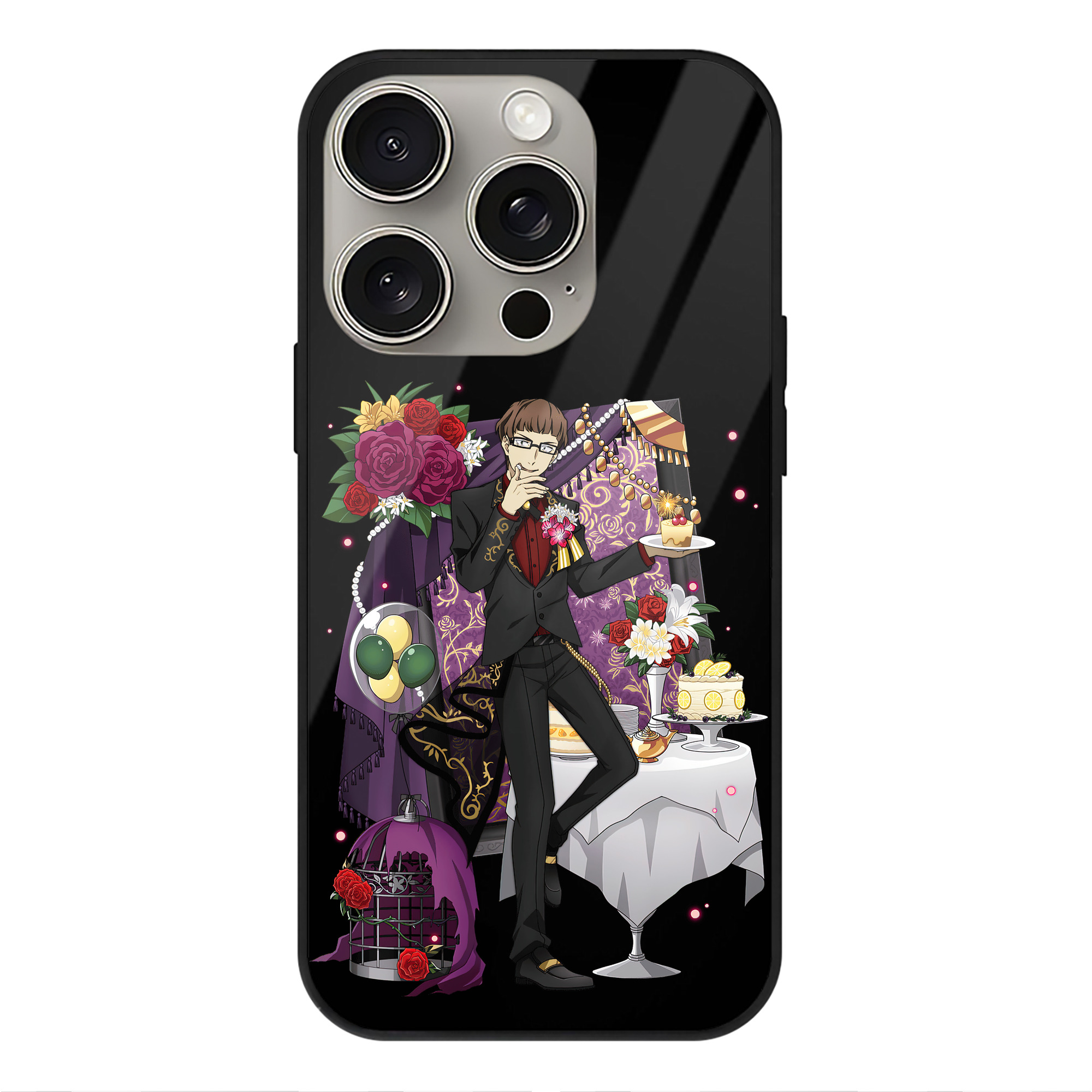 （画像用） 文豪ストレイドッグス Bungo Stray Dogs 【iPhone15Pro対応】スマホケース 耐衝撃＆黄変防止 背面ガラス