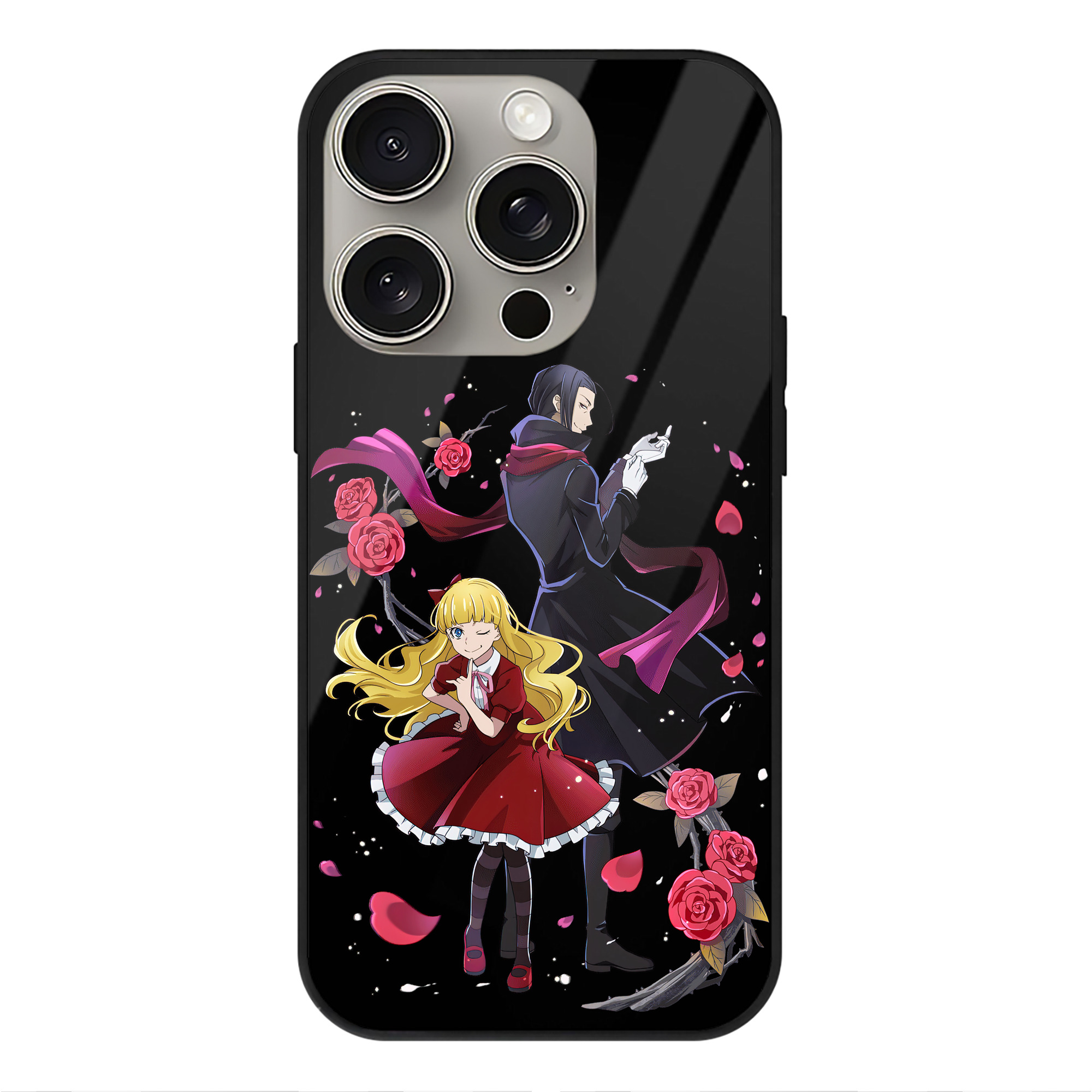 （画像用） 文豪ストレイドッグス Bungo Stray Dogs 【iPhone15Pro対応】スマホケース 耐衝撃＆黄変防止 背面ガラス