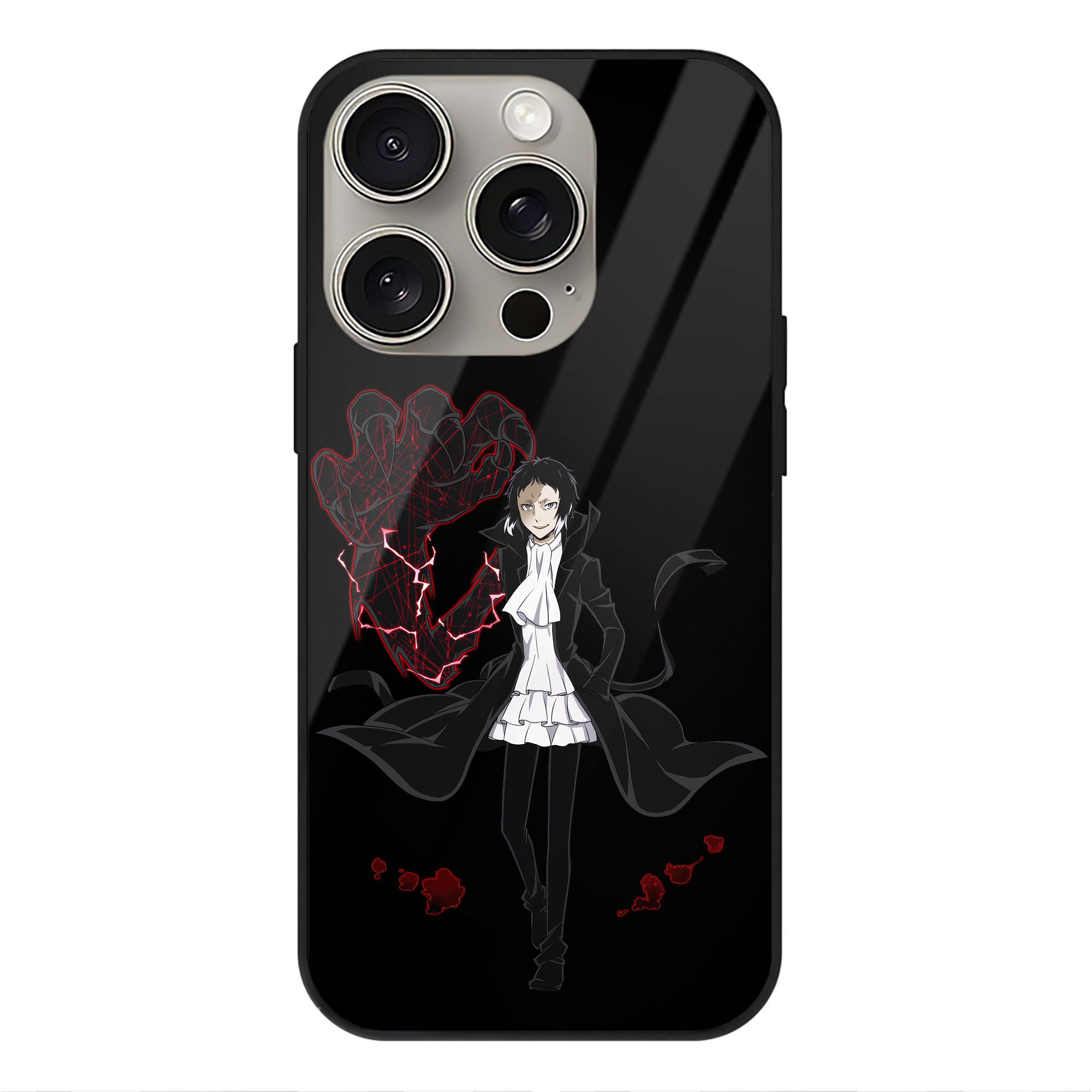 （画像用） 文豪ストレイドッグス Bungo Stray Dogs 【iPhone15Pro対応】スマホケース 耐衝撃＆黄変防止 背面ガラス
