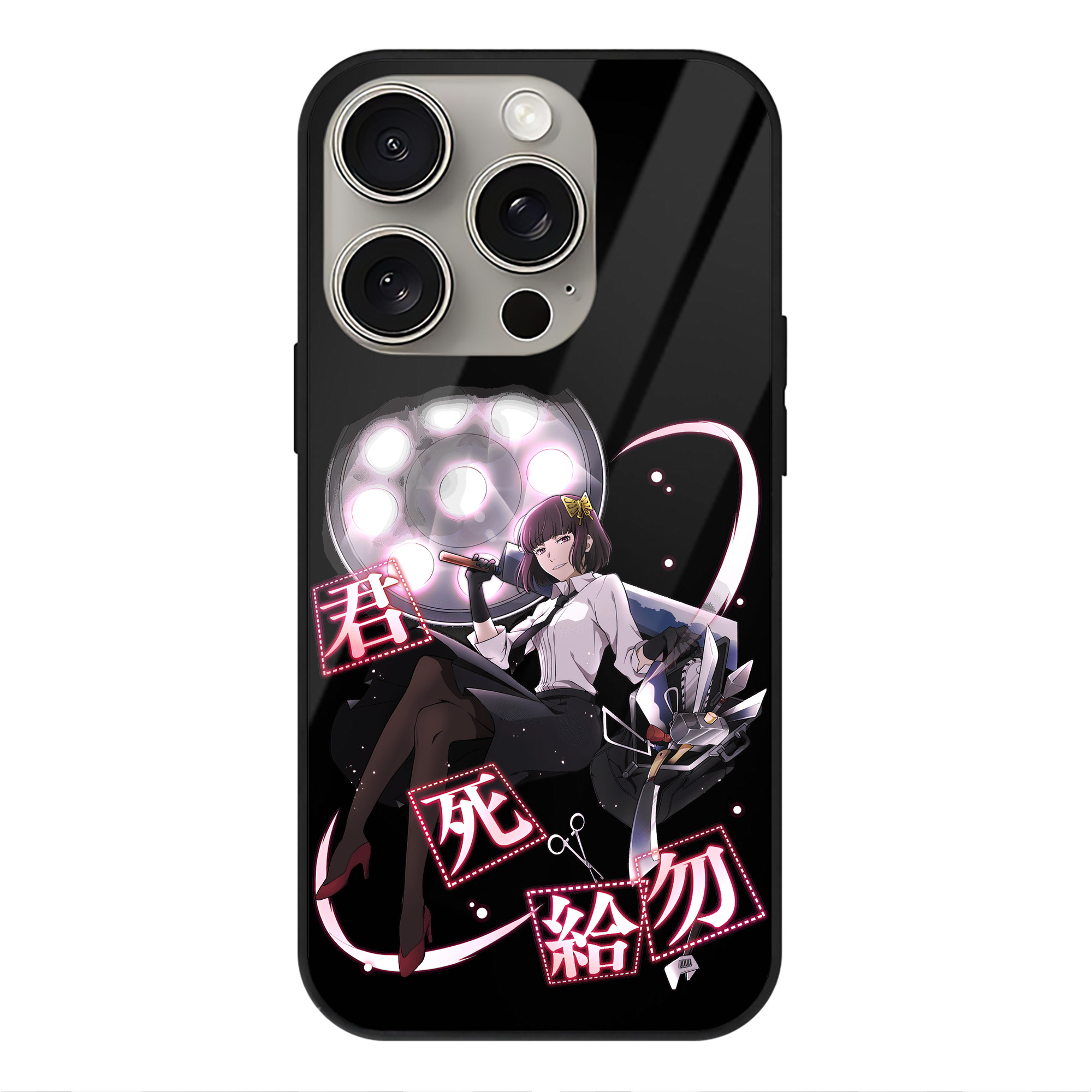 （画像用） 文豪ストレイドッグス Bungo Stray Dogs 【iPhone15Pro対応】スマホケース 耐衝撃＆黄変防止 背面ガラス