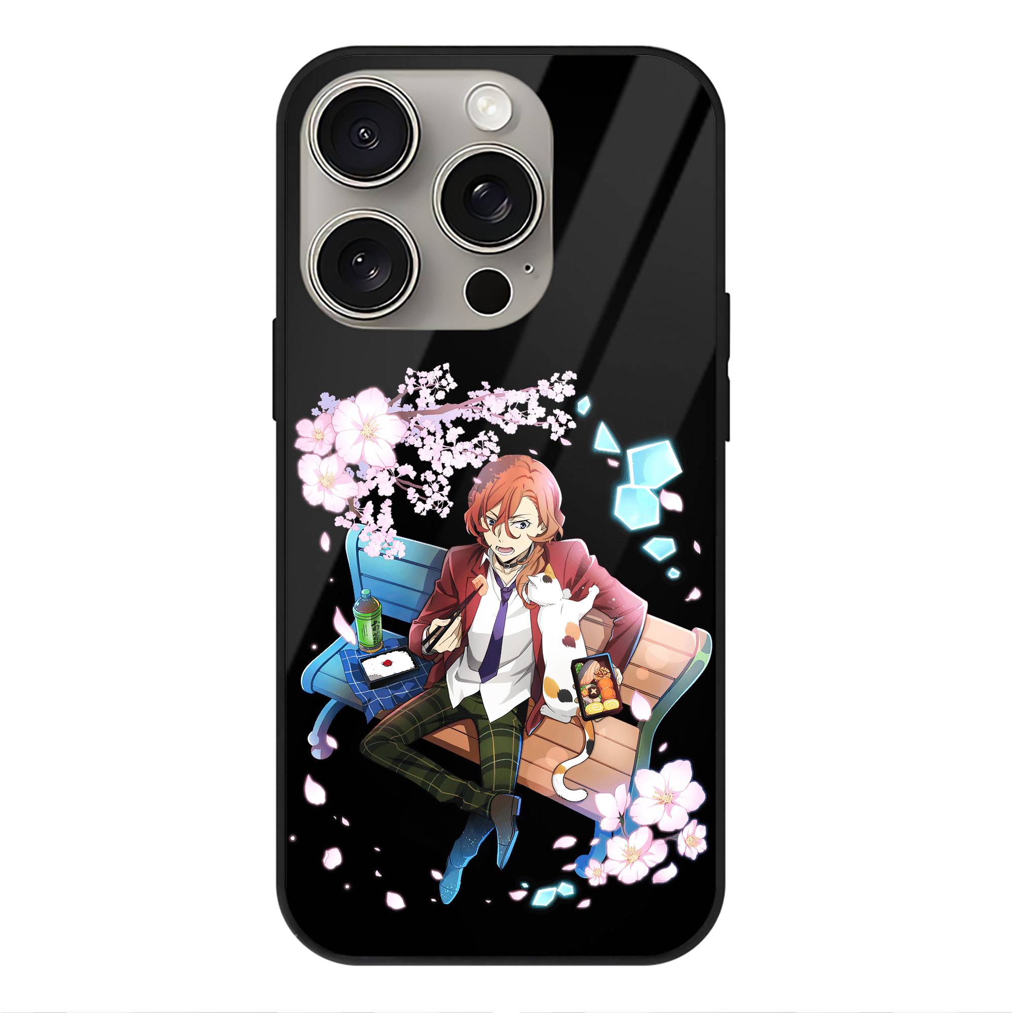 （画像用） 文豪ストレイドッグス Bungo Stray Dogs 【iPhone15Pro対応】スマホケース 耐衝撃＆黄変防止 背面ガラス