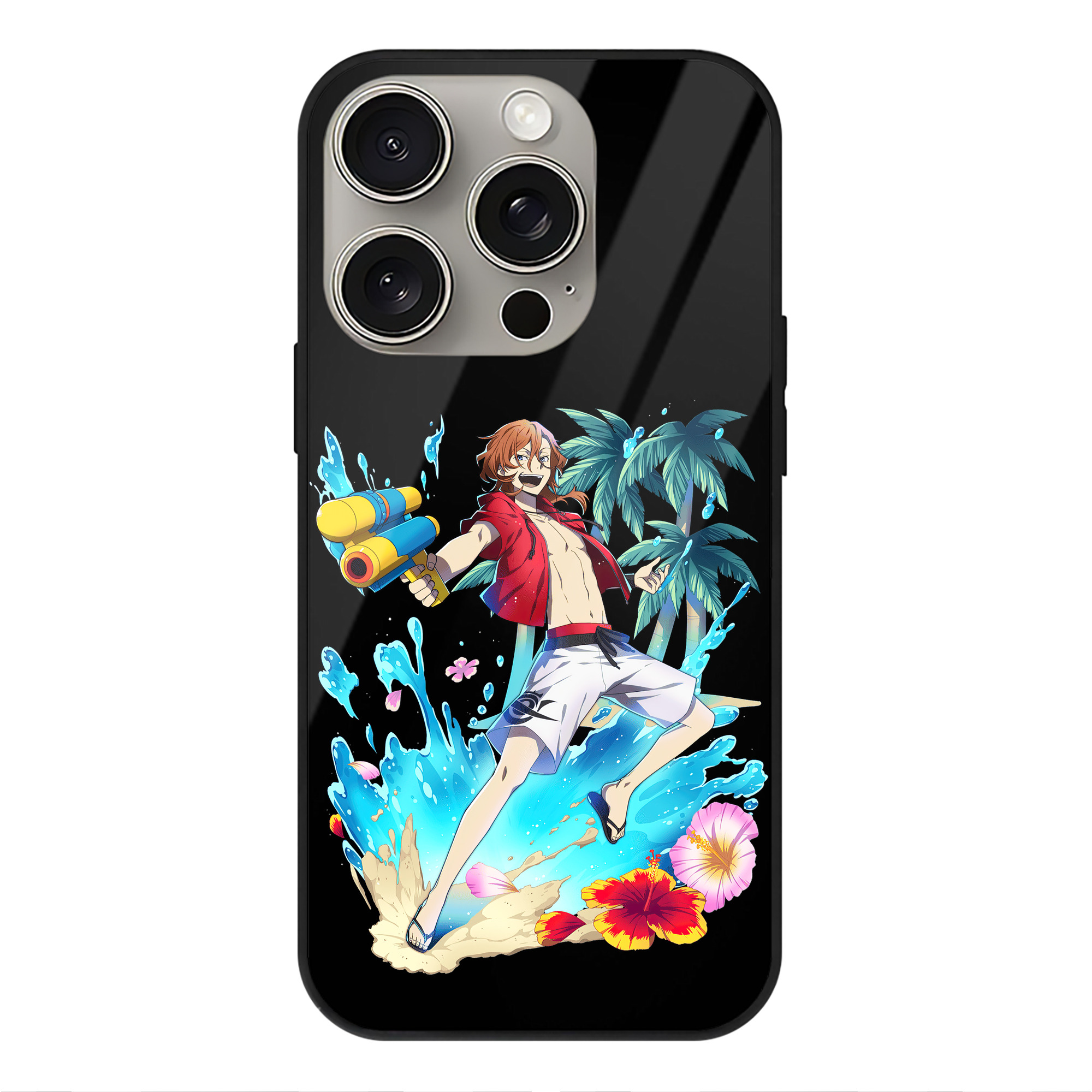 （画像用） 文豪ストレイドッグス Bungo Stray Dogs 【iPhone15Pro対応】スマホケース 耐衝撃＆黄変防止 背面ガラス