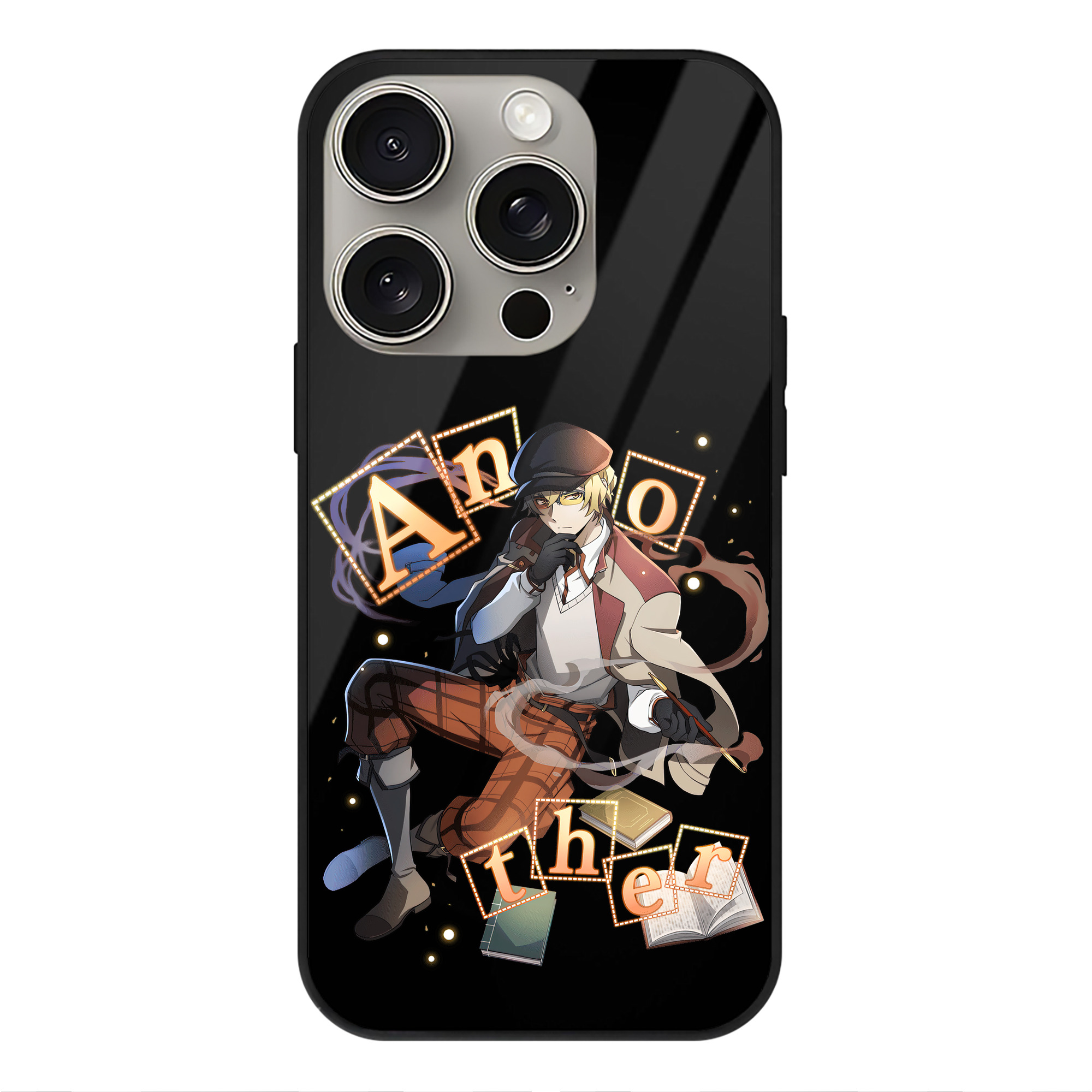 （画像用） 文豪ストレイドッグス Bungo Stray Dogs 【iPhone15Pro対応】スマホケース 耐衝撃＆黄変防止 背面ガラス