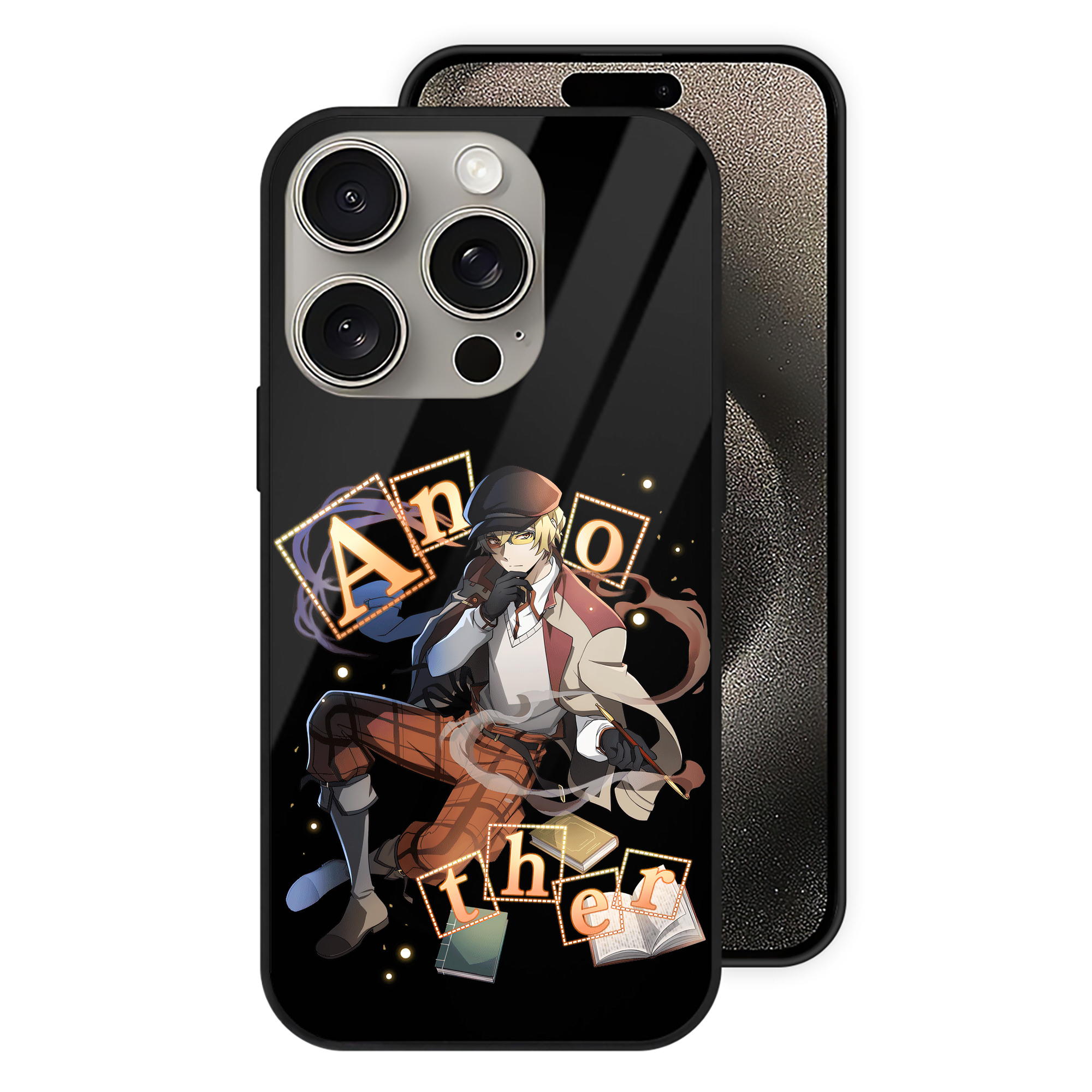 （画像用） 文豪ストレイドッグス Bungo Stray Dogs 【iPhone15Pro対応】スマホケース 耐衝撃＆黄変防止 背面ガラス