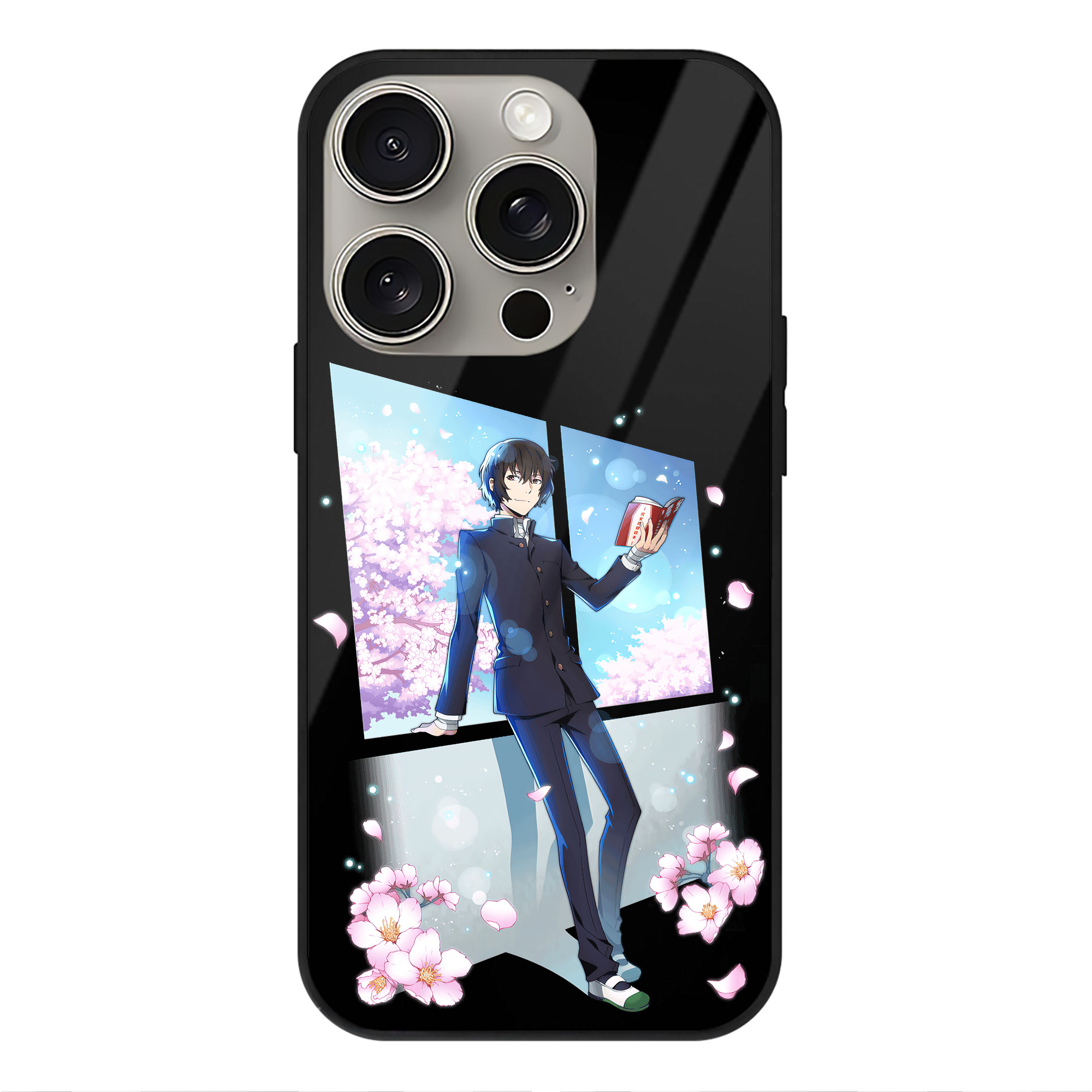 （画像用） 文豪ストレイドッグス Bungo Stray Dogs 【iPhone15Pro対応】スマホケース 耐衝撃＆黄変防止 背面ガラス