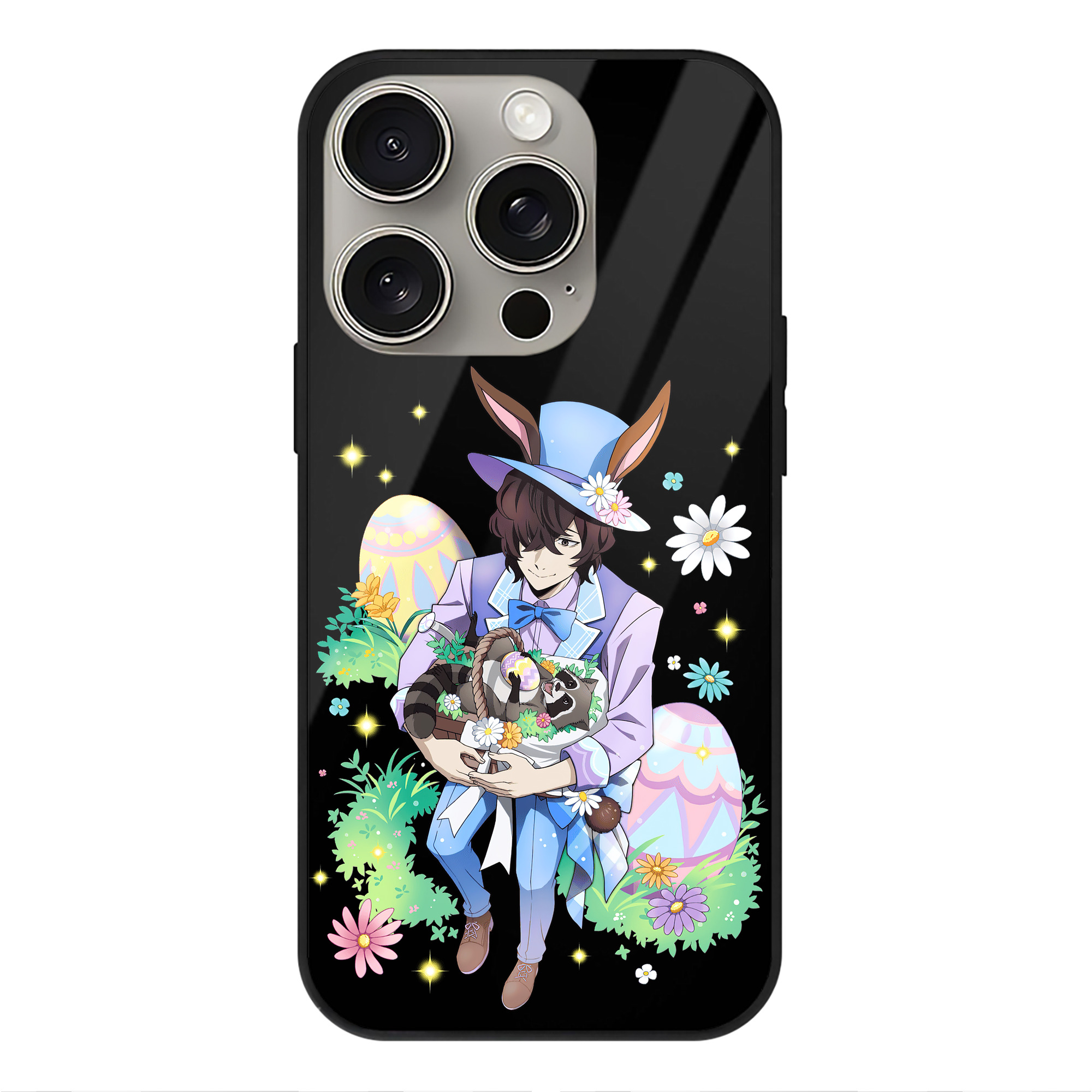 （画像用） 文豪ストレイドッグス Bungo Stray Dogs 【iPhone15Pro対応】スマホケース 耐衝撃＆黄変防止 背面ガラス