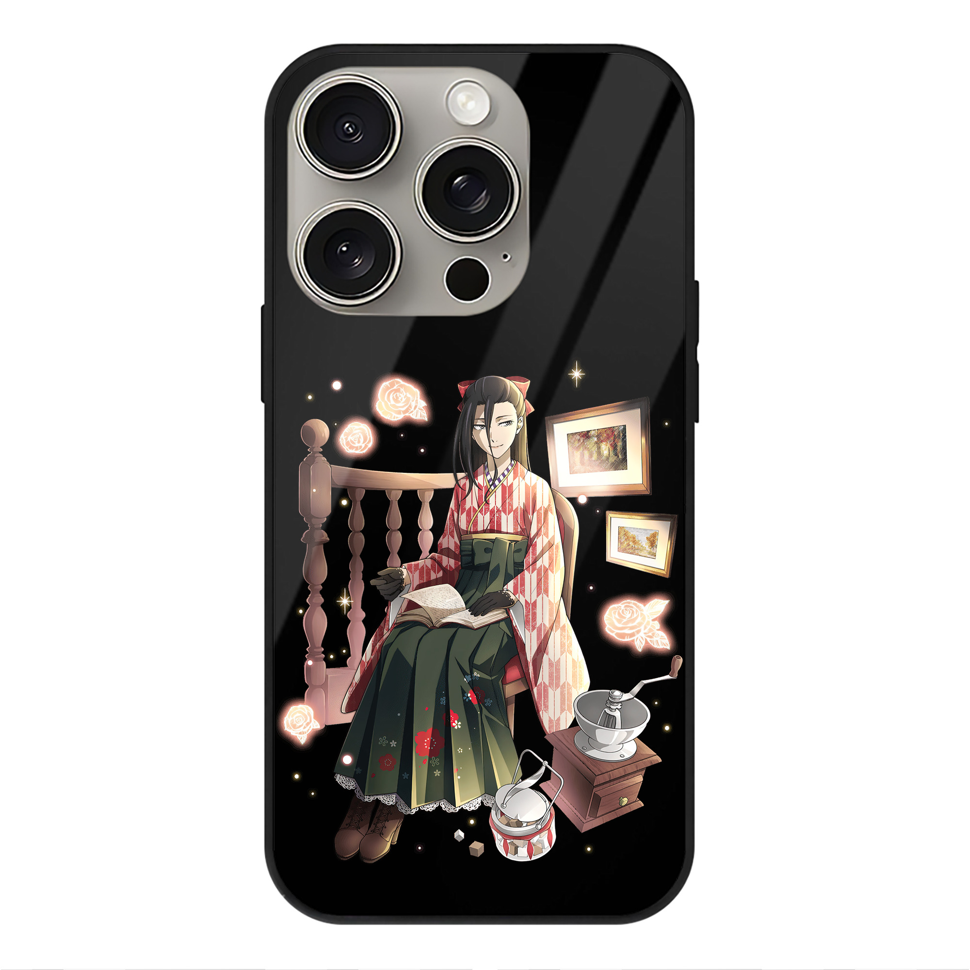 （画像用） 文豪ストレイドッグス Bungo Stray Dogs 【iPhone15Pro対応】スマホケース 耐衝撃＆黄変防止 背面ガラス