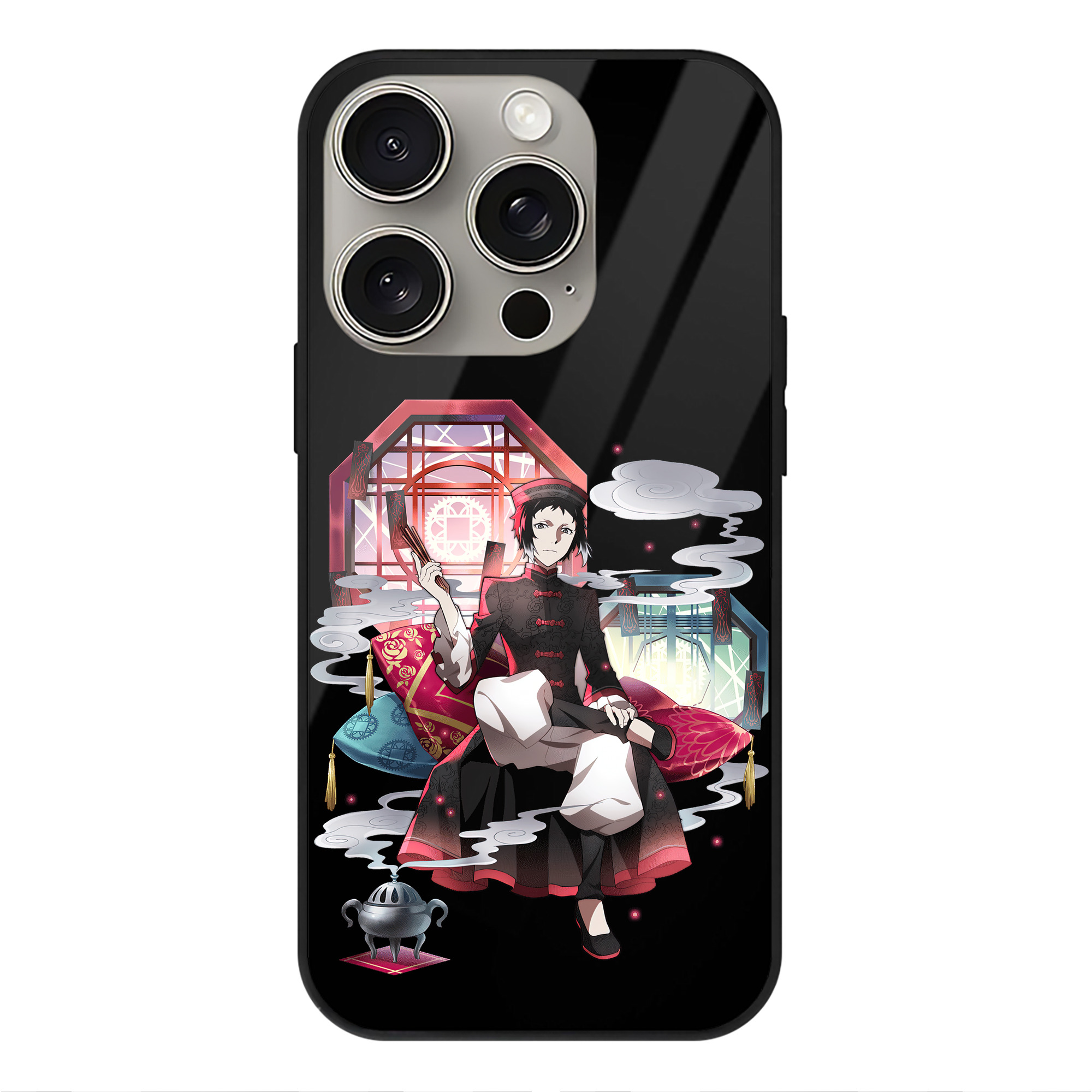 （画像用） 文豪ストレイドッグス Bungo Stray Dogs 【iPhone15Pro対応】スマホケース 耐衝撃＆黄変防止 背面ガラス