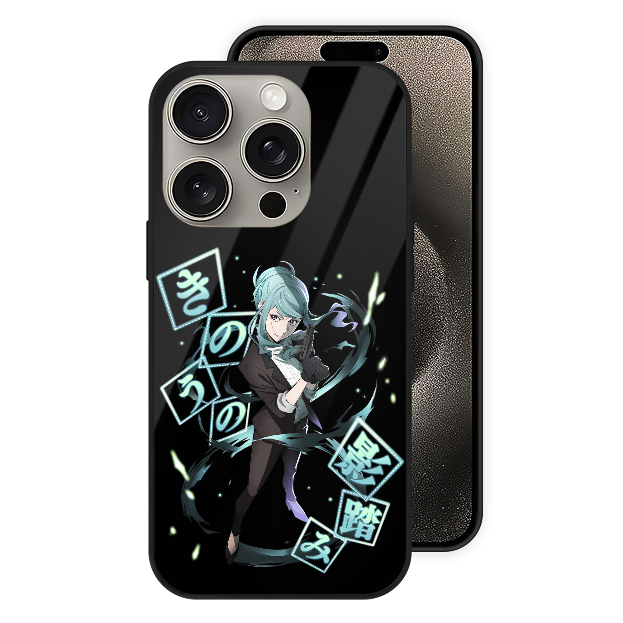 （画像用） 文豪ストレイドッグス Bungo Stray Dogs 【iPhone15Pro対応】スマホケース 耐衝撃＆黄変防止 背面ガラス