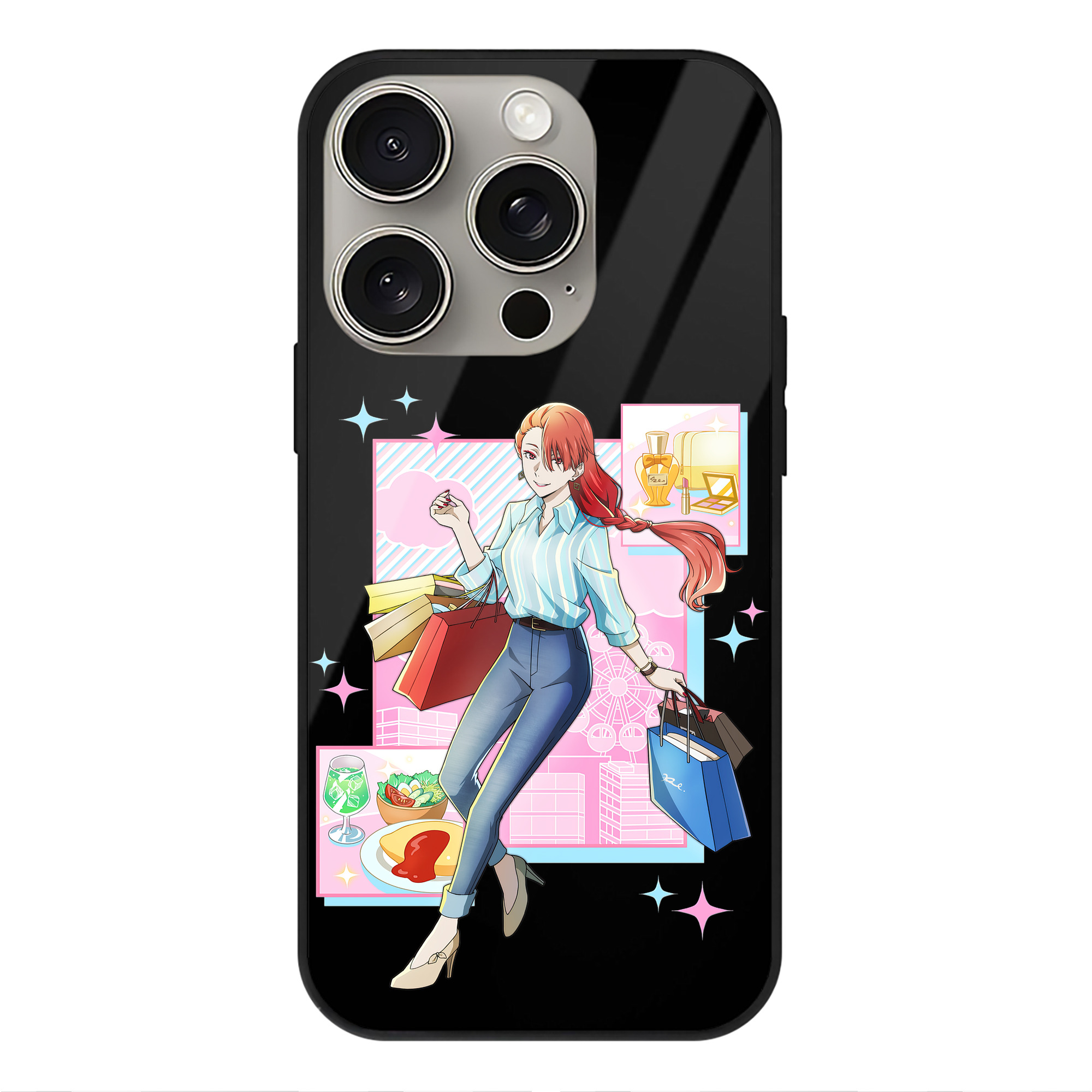 （画像用） 文豪ストレイドッグス Bungo Stray Dogs 【iPhone15Pro対応】スマホケース 耐衝撃＆黄変防止 背面ガラス