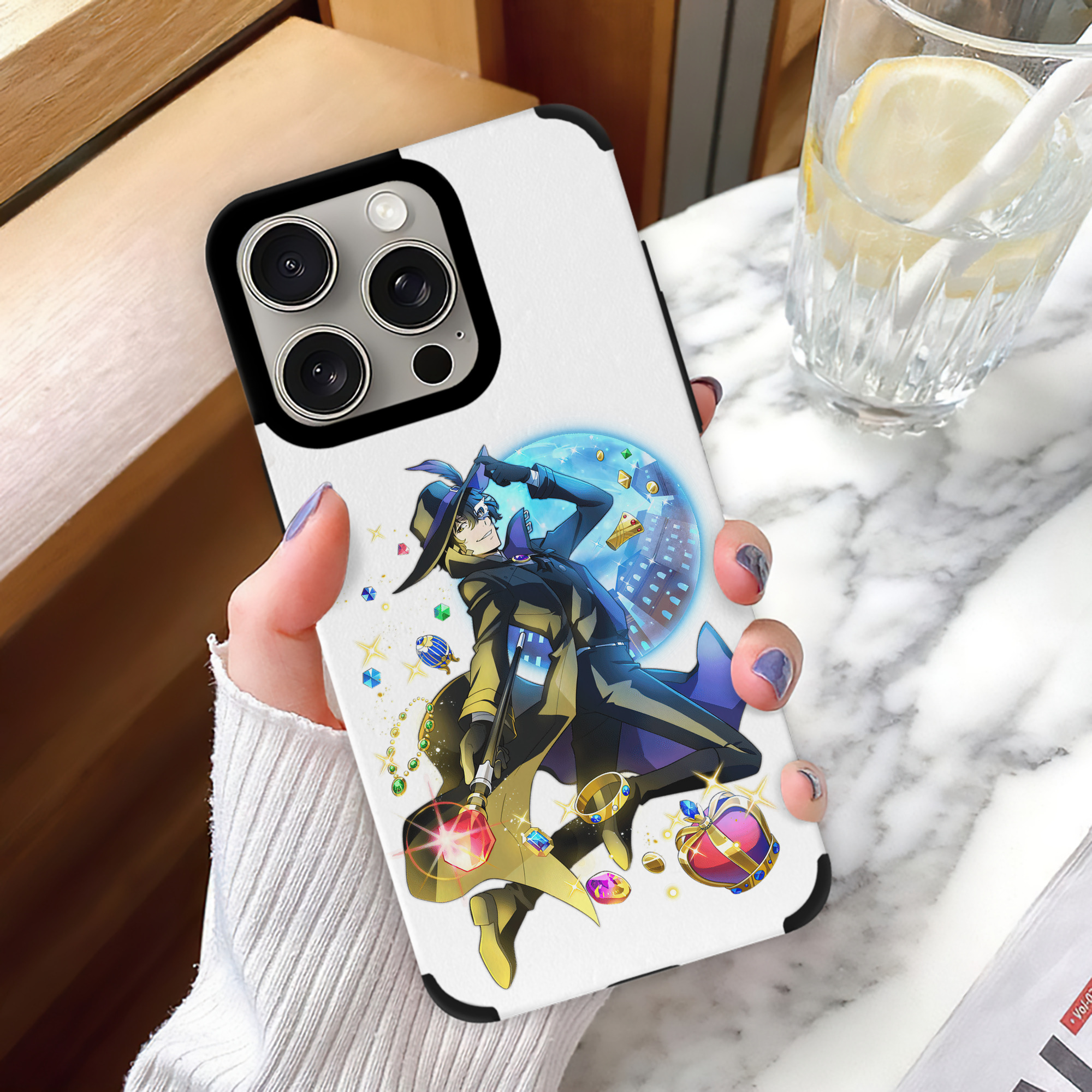 文豪ストレイドッグス Bungo Stray Dogs 【iPhone15ProMax対応】 PUレザー スマホケース 耐衝撃＆黄変防止