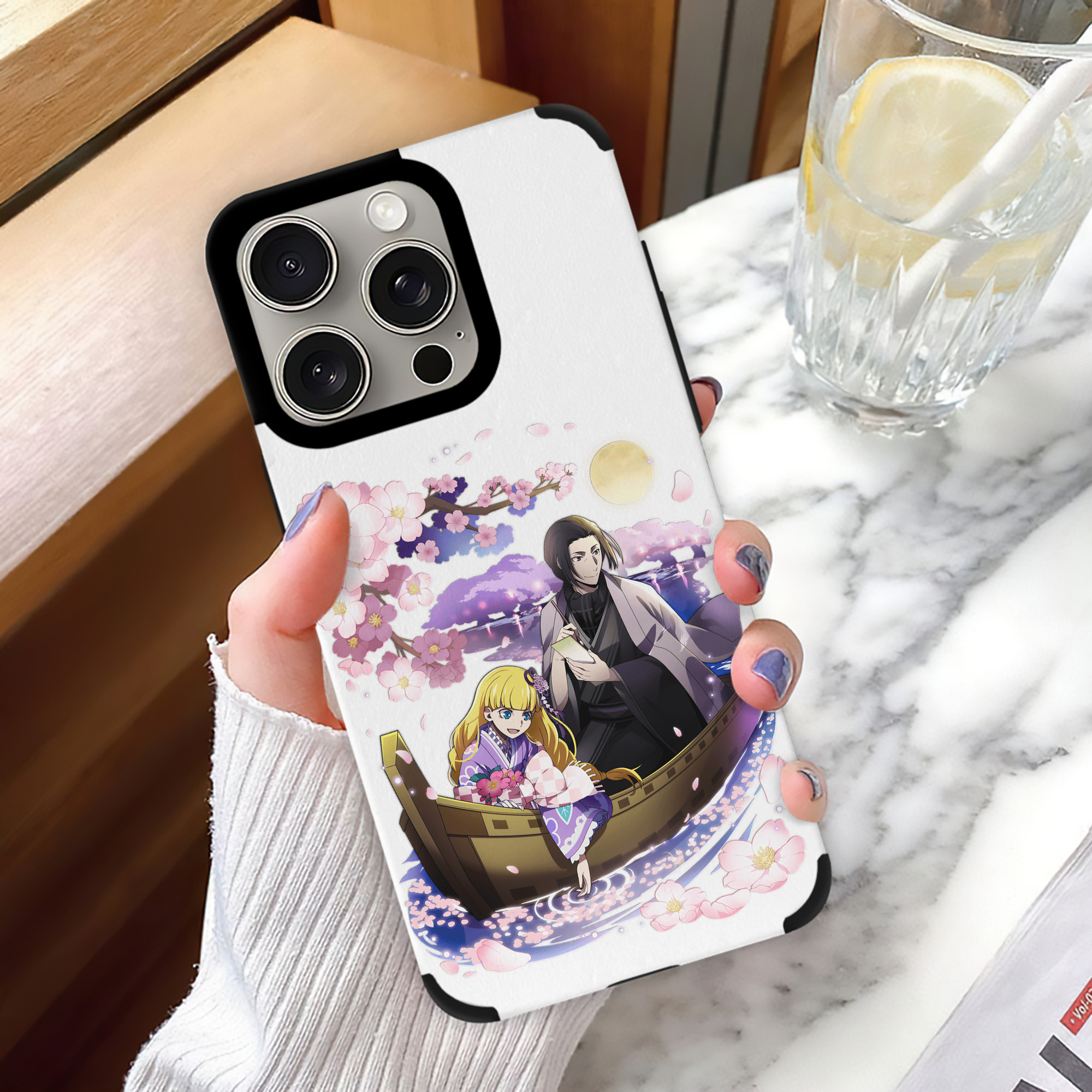 文豪ストレイドッグス Bungo Stray Dogs 【iPhone15ProMax対応】 PUレザー スマホケース 耐衝撃＆黄変防止