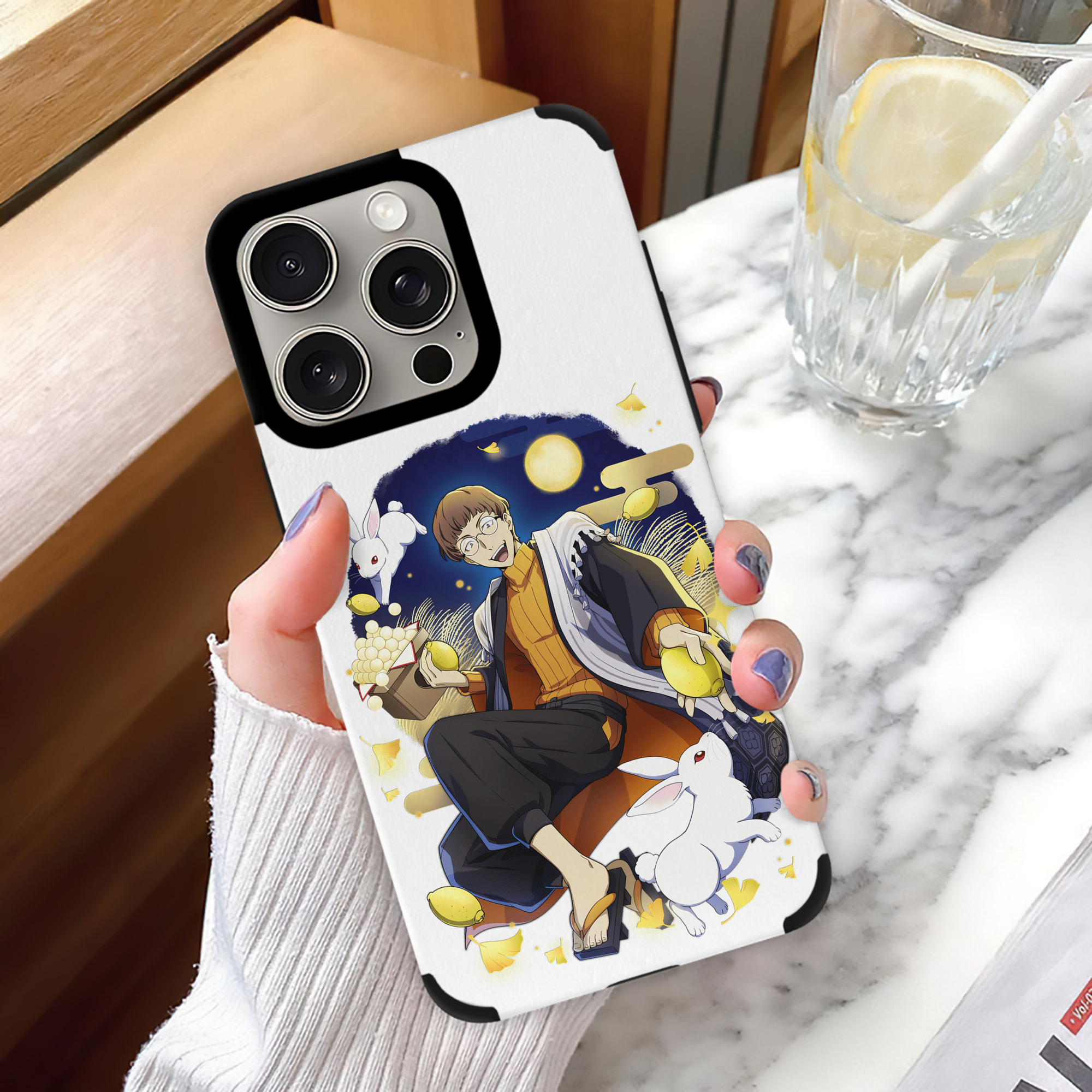 文豪ストレイドッグス Bungo Stray Dogs 【iPhone15ProMax対応】 PUレザー スマホケース 耐衝撃＆黄変防止