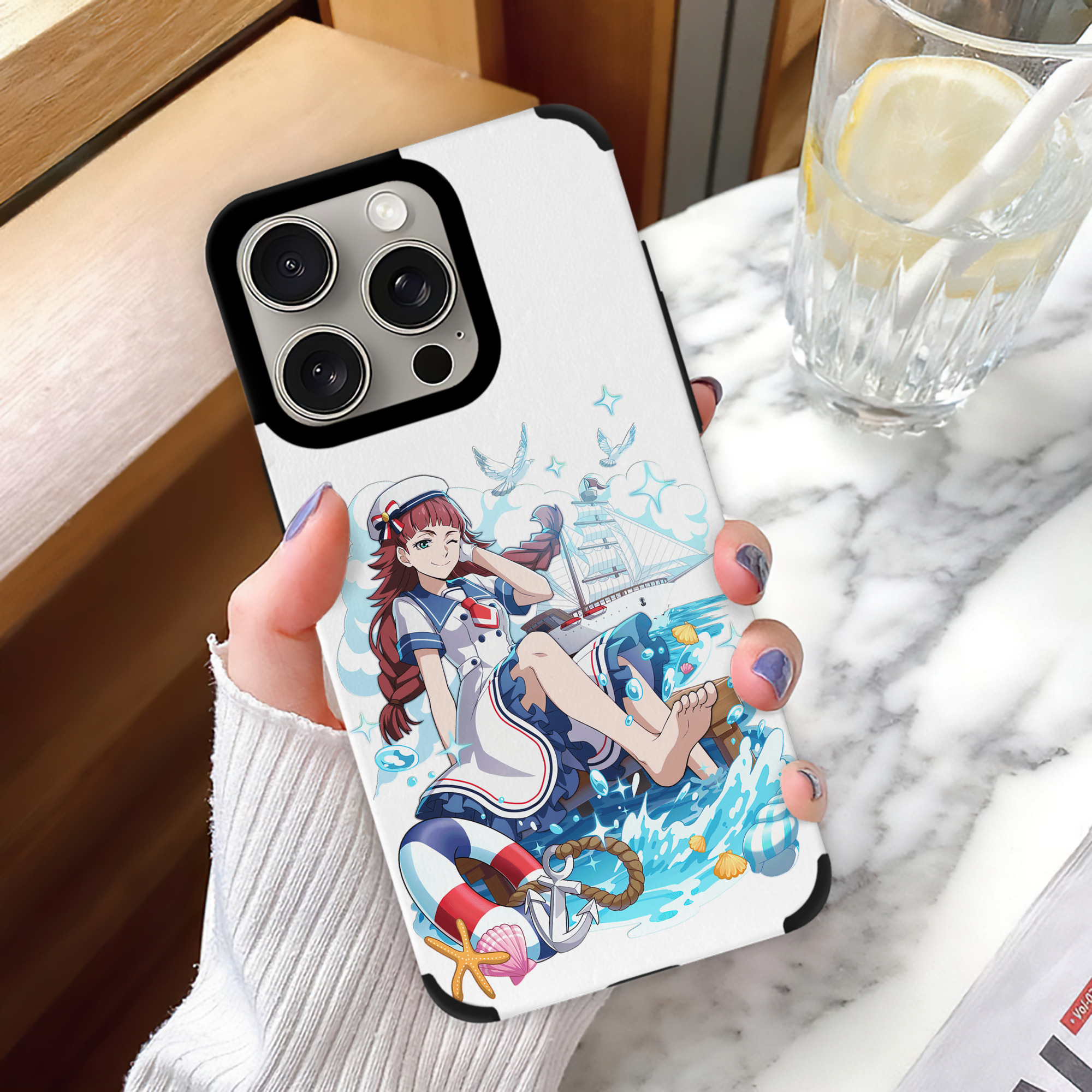 文豪ストレイドッグス Bungo Stray Dogs 【iPhone15ProMax対応】 PUレザー スマホケース 耐衝撃＆黄変防止