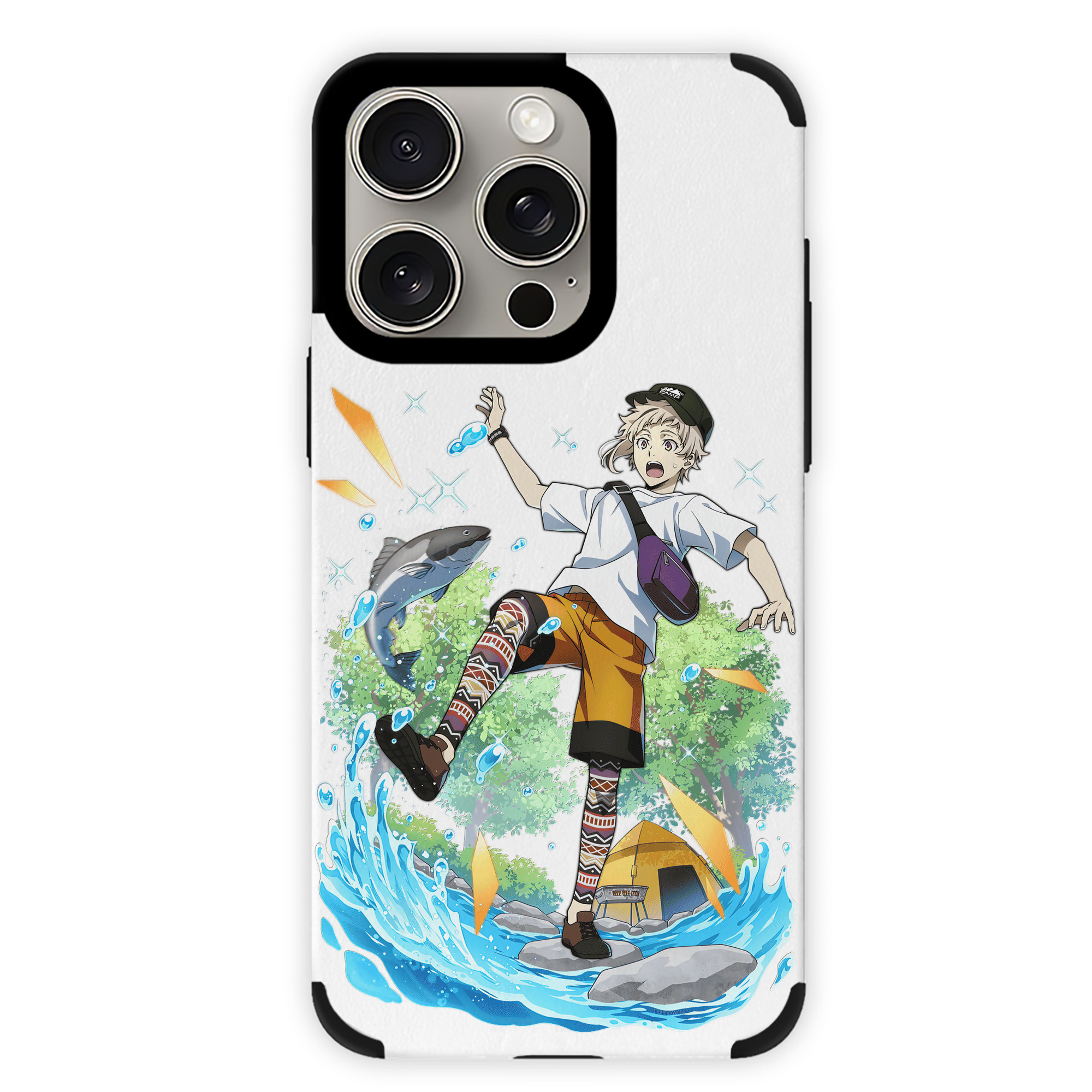 （画像用） 文豪ストレイドッグス Bungo Stray Dogs 【iPhone15ProMax対応】 PUレザー スマホケース 耐衝撃＆黄変防止