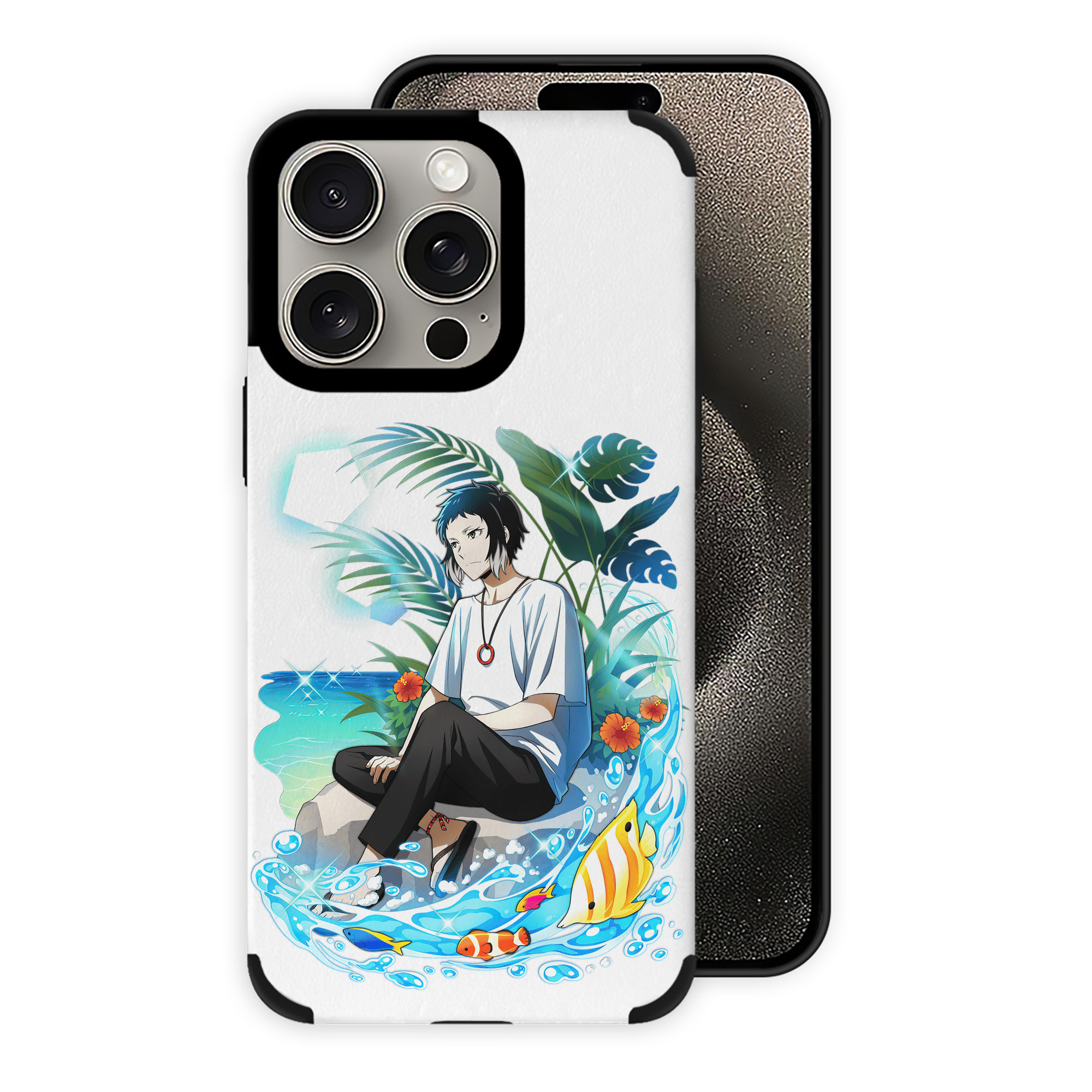 （画像用） 文豪ストレイドッグス Bungo Stray Dogs 【iPhone15ProMax対応】 PUレザー スマホケース 耐衝撃＆黄変防止