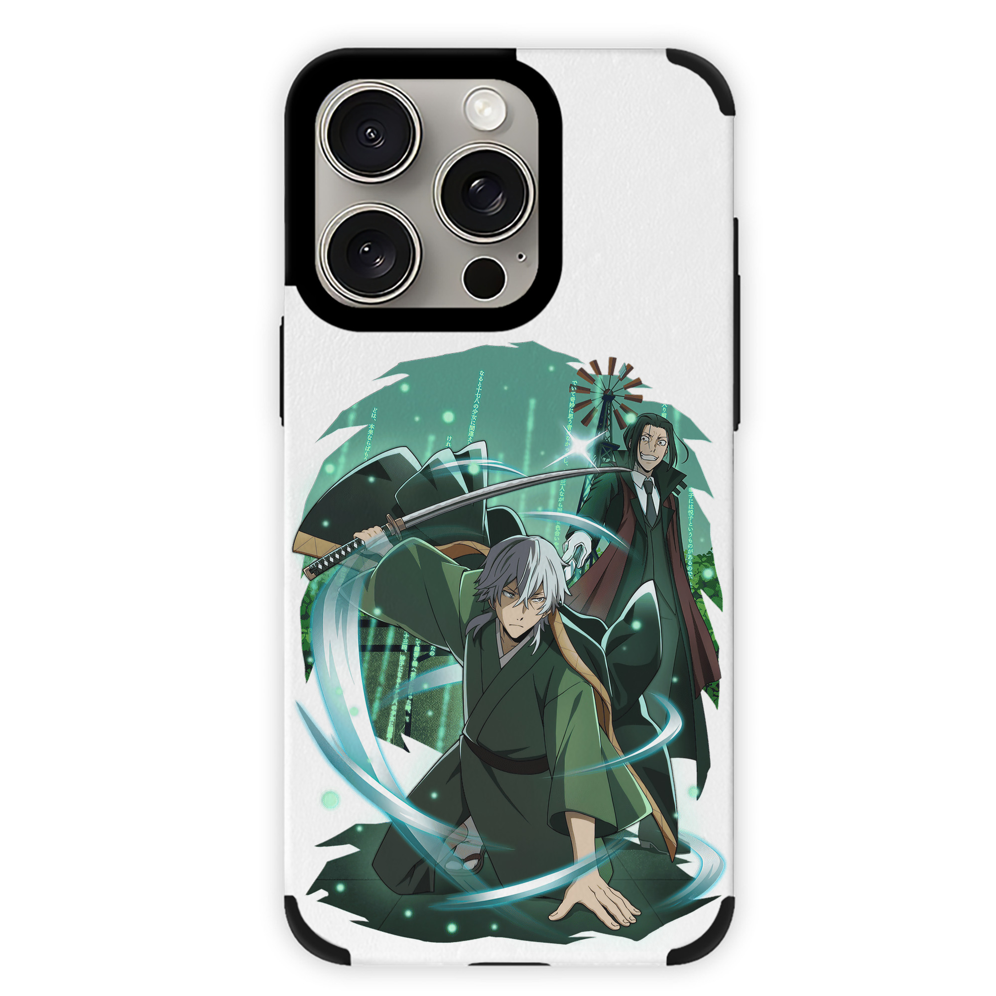 （画像用） 文豪ストレイドッグス Bungo Stray Dogs 【iPhone15ProMax対応】 PUレザー スマホケース 耐衝撃＆黄変防止