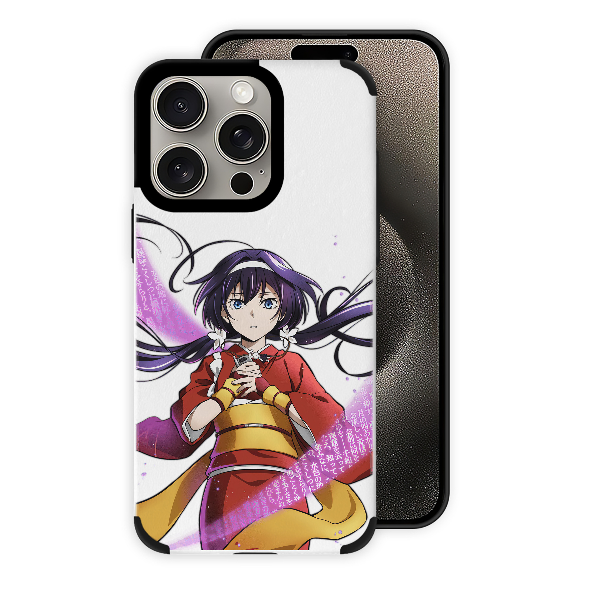 文豪ストレイドッグス Bungo Stray Dogs 【iPhone15ProMax対応】 PUレザー スマホケース 耐衝撃＆黄変防止