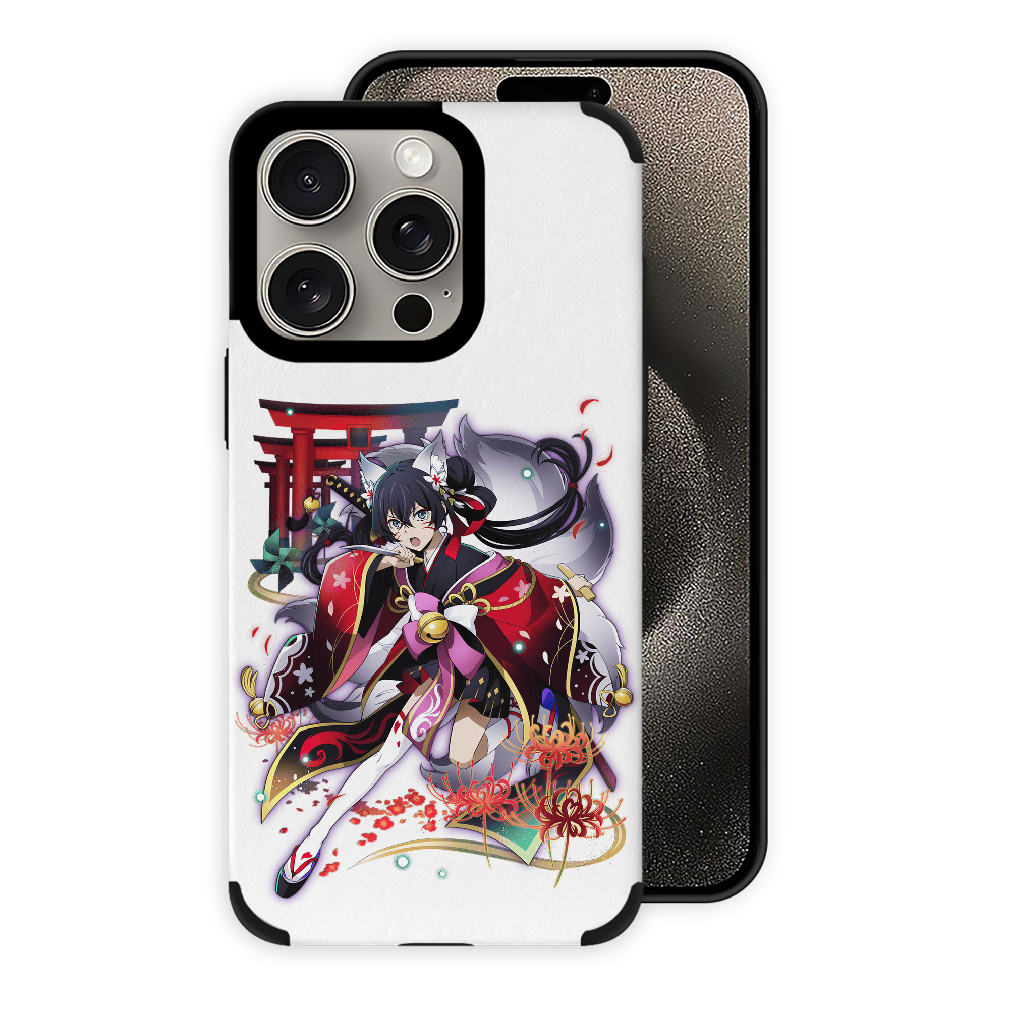 （画像用） 文豪ストレイドッグス Bungo Stray Dogs 【iPhone15ProMax対応】 PUレザー スマホケース 耐衝撃＆黄変防止