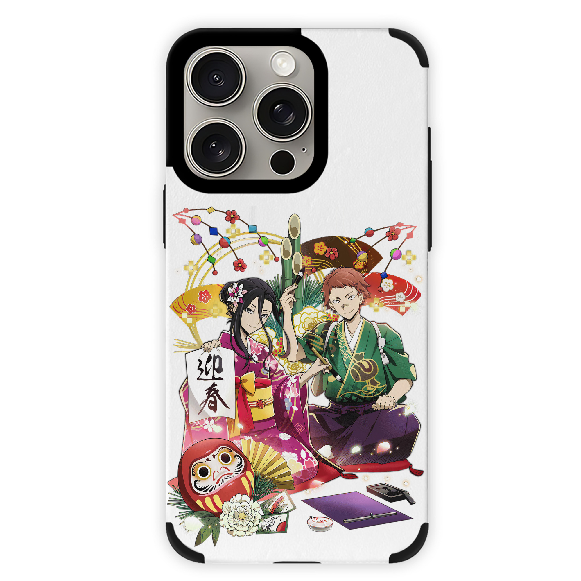 （画像用） 文豪ストレイドッグス Bungo Stray Dogs 【iPhone15ProMax対応】 PUレザー スマホケース 耐衝撃＆黄変防止