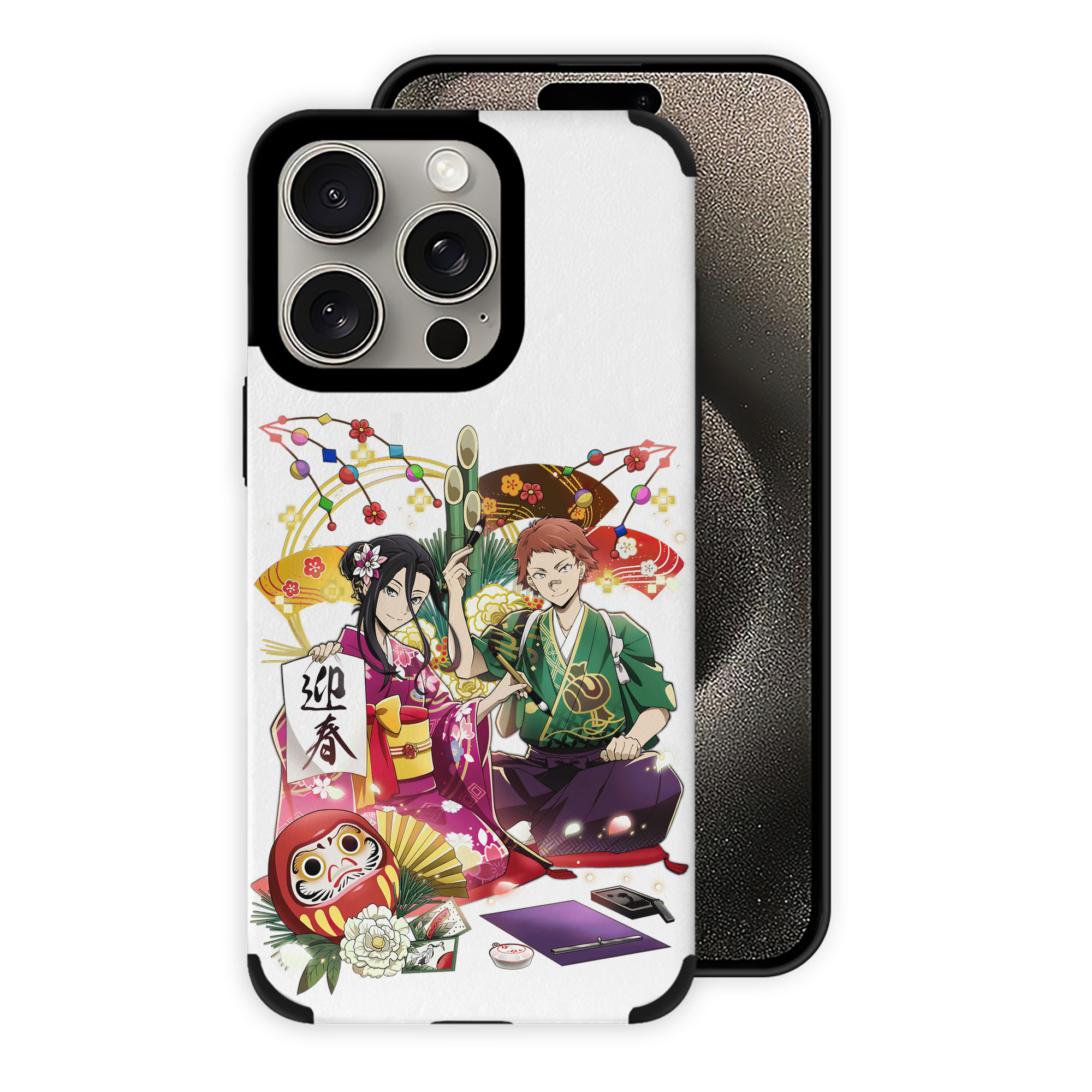 （画像用） 文豪ストレイドッグス Bungo Stray Dogs 【iPhone15ProMax対応】 PUレザー スマホケース 耐衝撃＆黄変防止