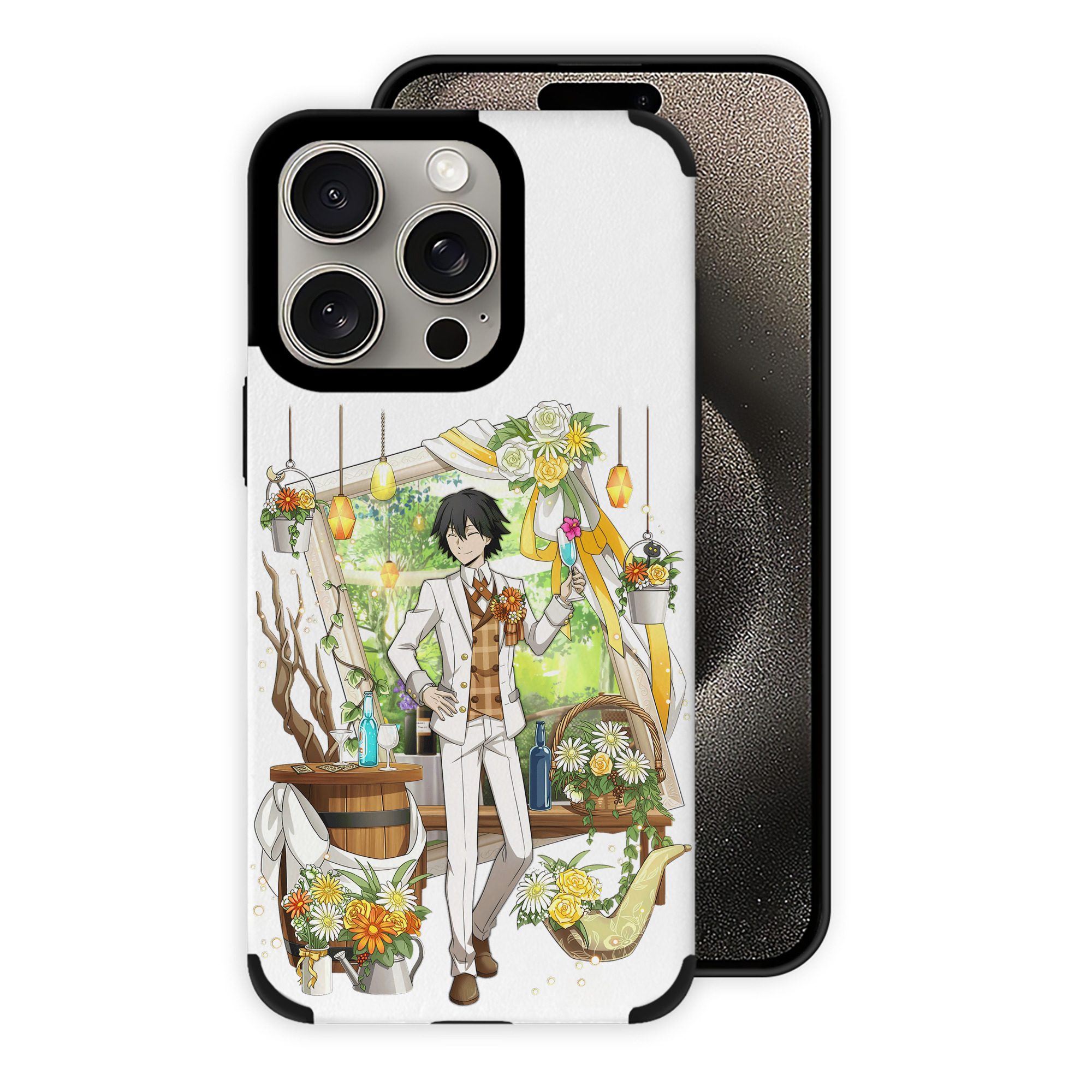 （画像用） 文豪ストレイドッグス Bungo Stray Dogs 【iPhone15ProMax対応】 PUレザー スマホケース 耐衝撃＆黄変防止