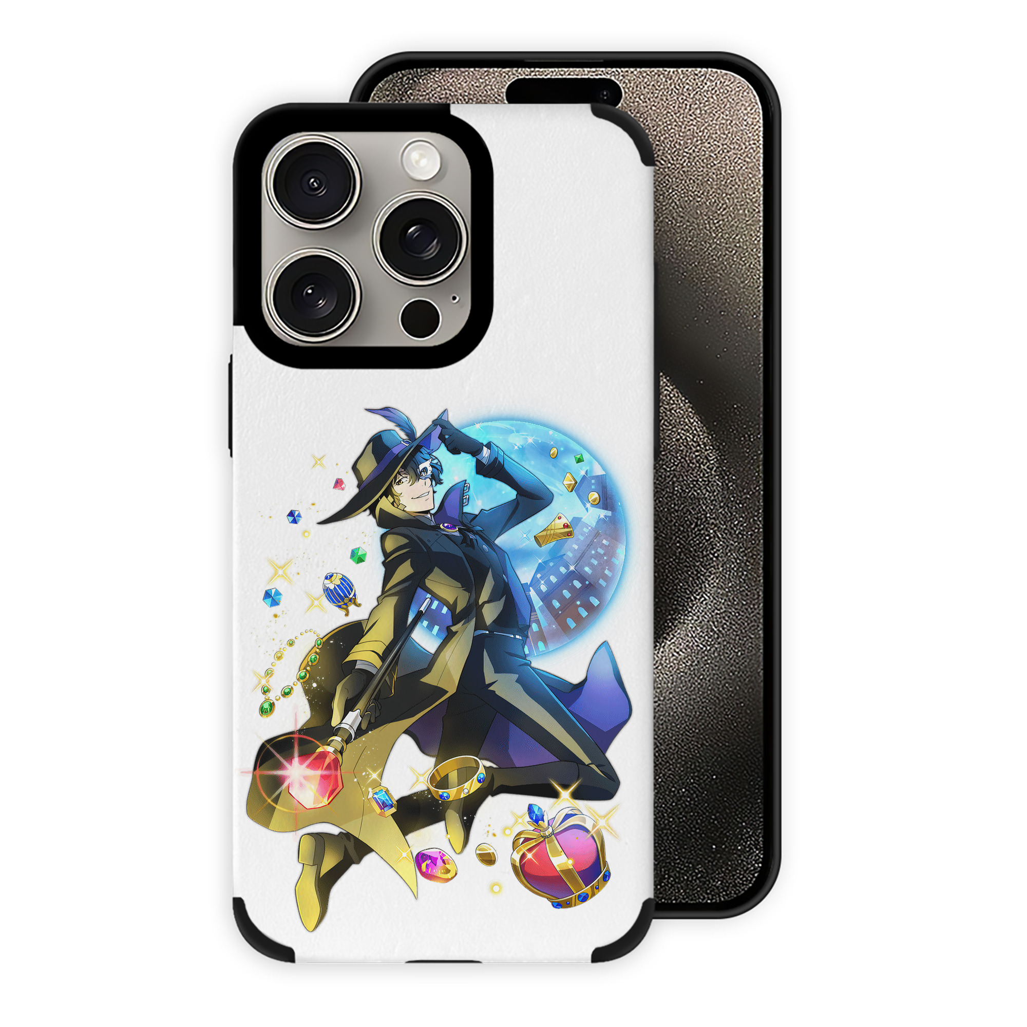 文豪ストレイドッグス Bungo Stray Dogs 【iPhone15ProMax対応】 PUレザー スマホケース 耐衝撃＆黄変防止