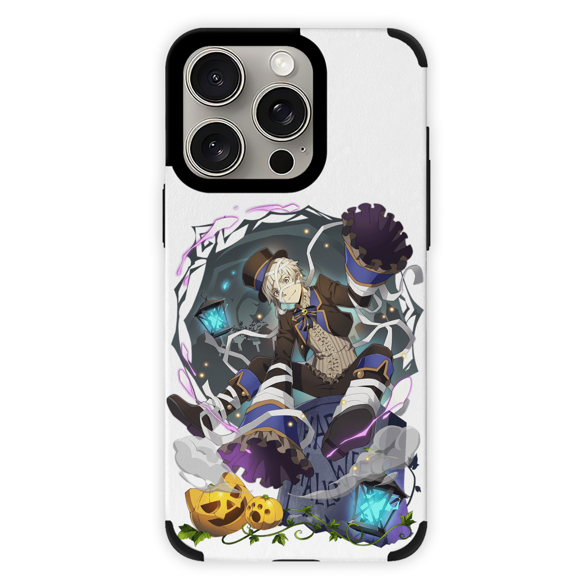 （画像用） 文豪ストレイドッグス Bungo Stray Dogs 【iPhone15ProMax対応】 PUレザー スマホケース 耐衝撃＆黄変防止