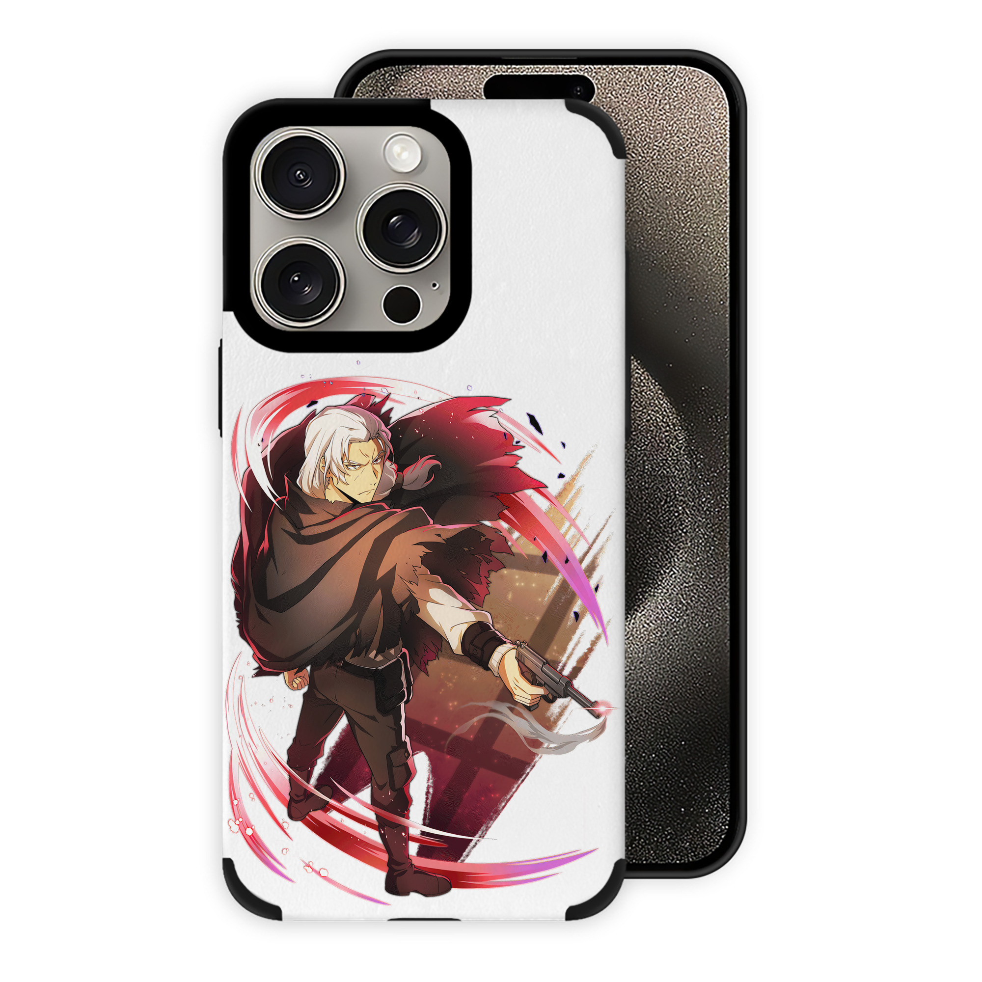 （画像用） 文豪ストレイドッグス Bungo Stray Dogs 【iPhone15ProMax対応】 PUレザー スマホケース 耐衝撃＆黄変防止