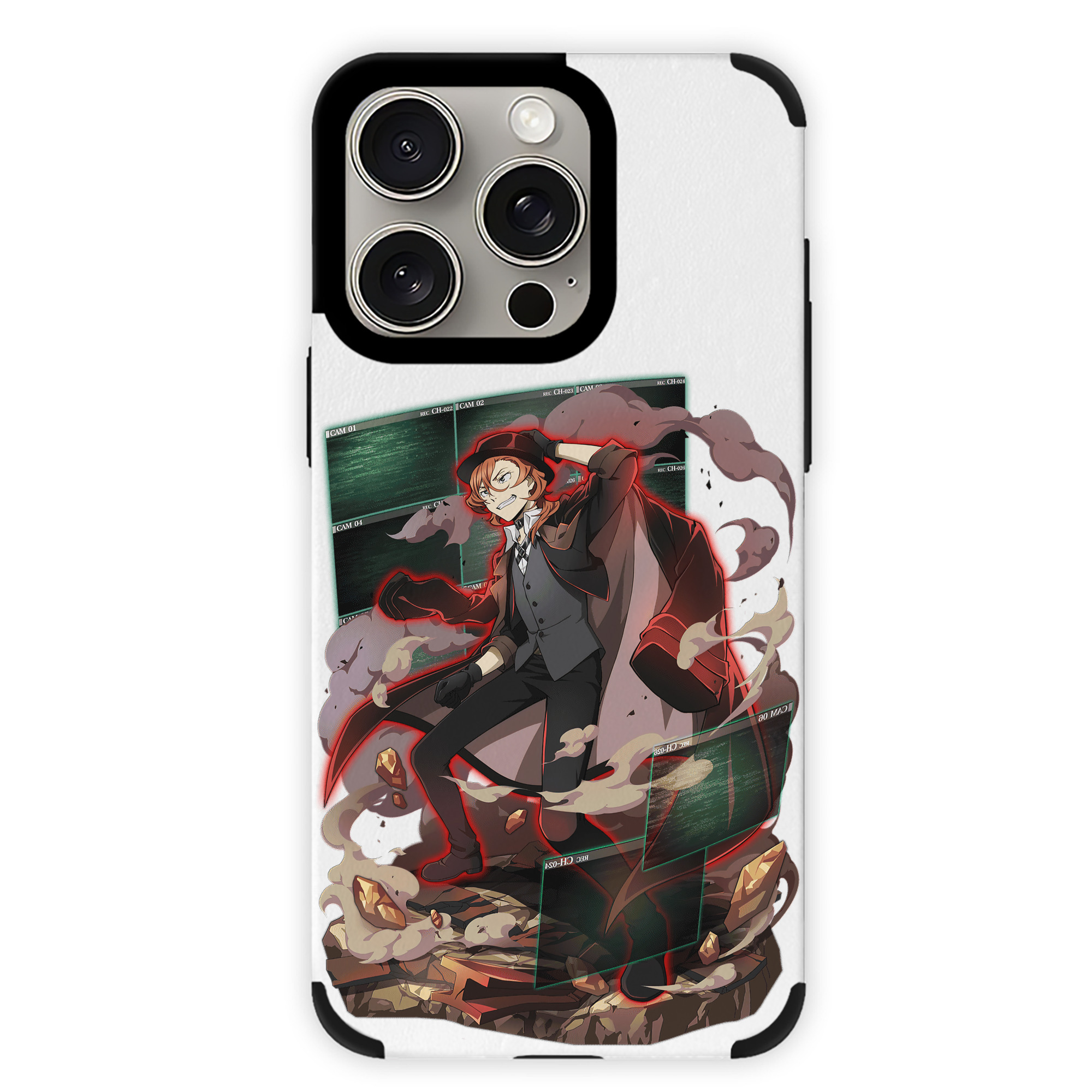 （画像用） 文豪ストレイドッグス Bungo Stray Dogs 【iPhone15ProMax対応】 PUレザー スマホケース 耐衝撃＆黄変防止