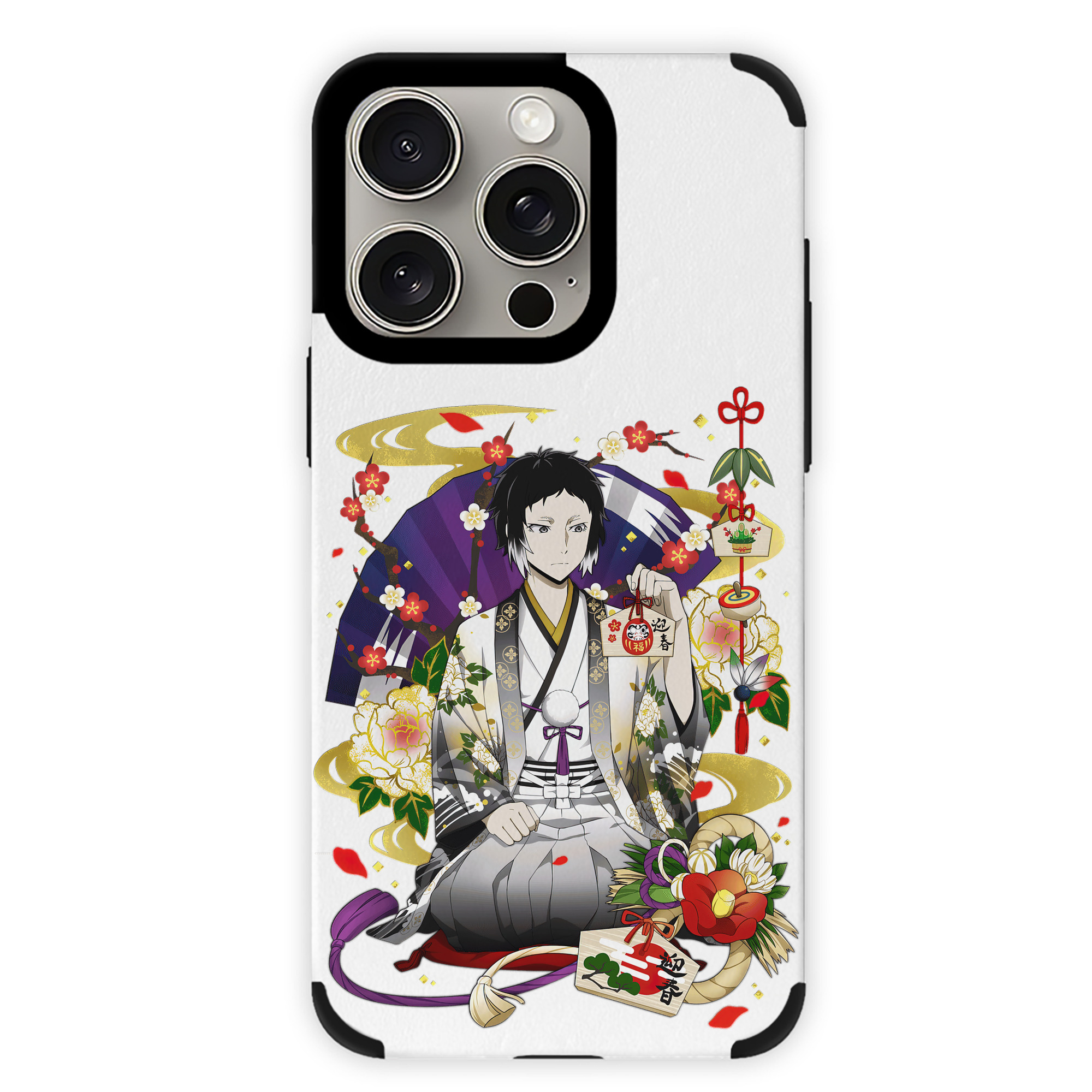 （画像用） 文豪ストレイドッグス Bungo Stray Dogs 【iPhone15ProMax対応】 PUレザー スマホケース 耐衝撃＆黄変防止