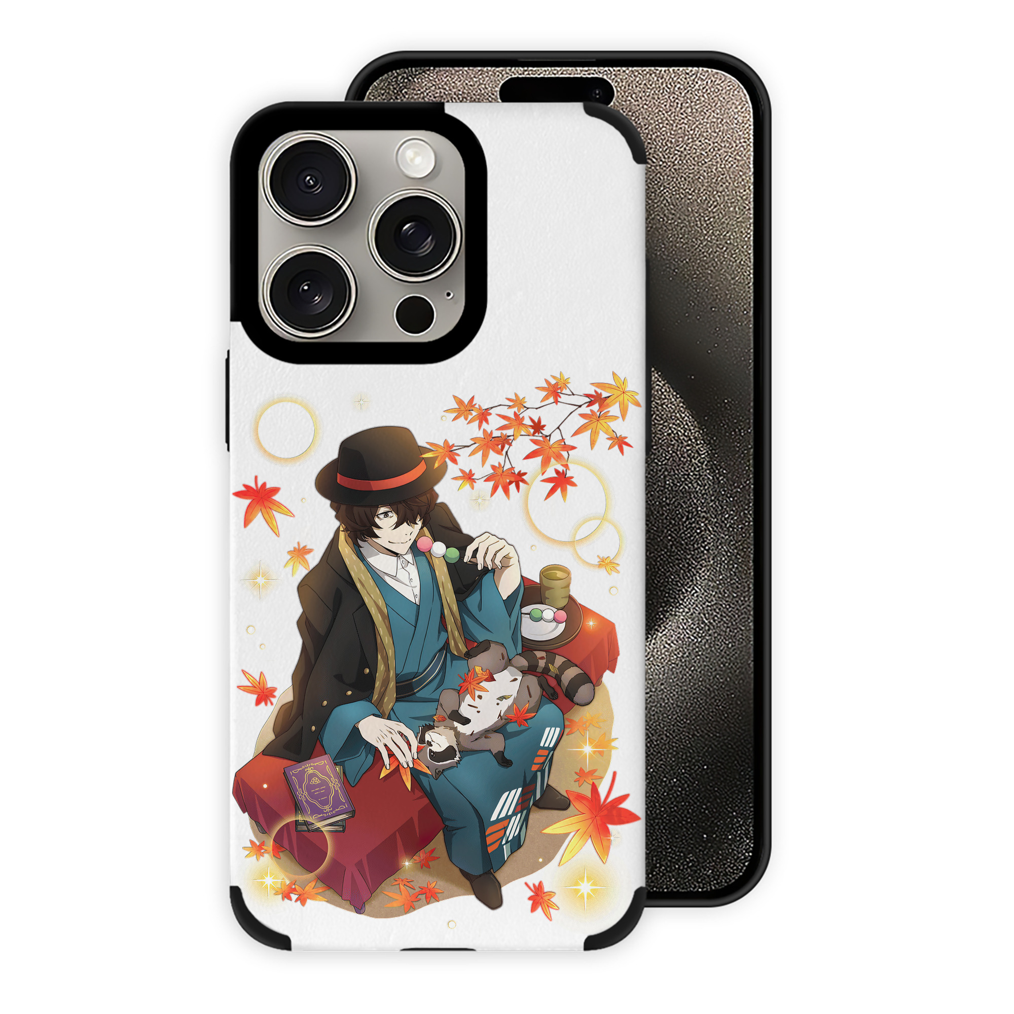 （画像用） 文豪ストレイドッグス Bungo Stray Dogs 【iPhone15ProMax対応】 PUレザー スマホケース 耐衝撃＆黄変防止