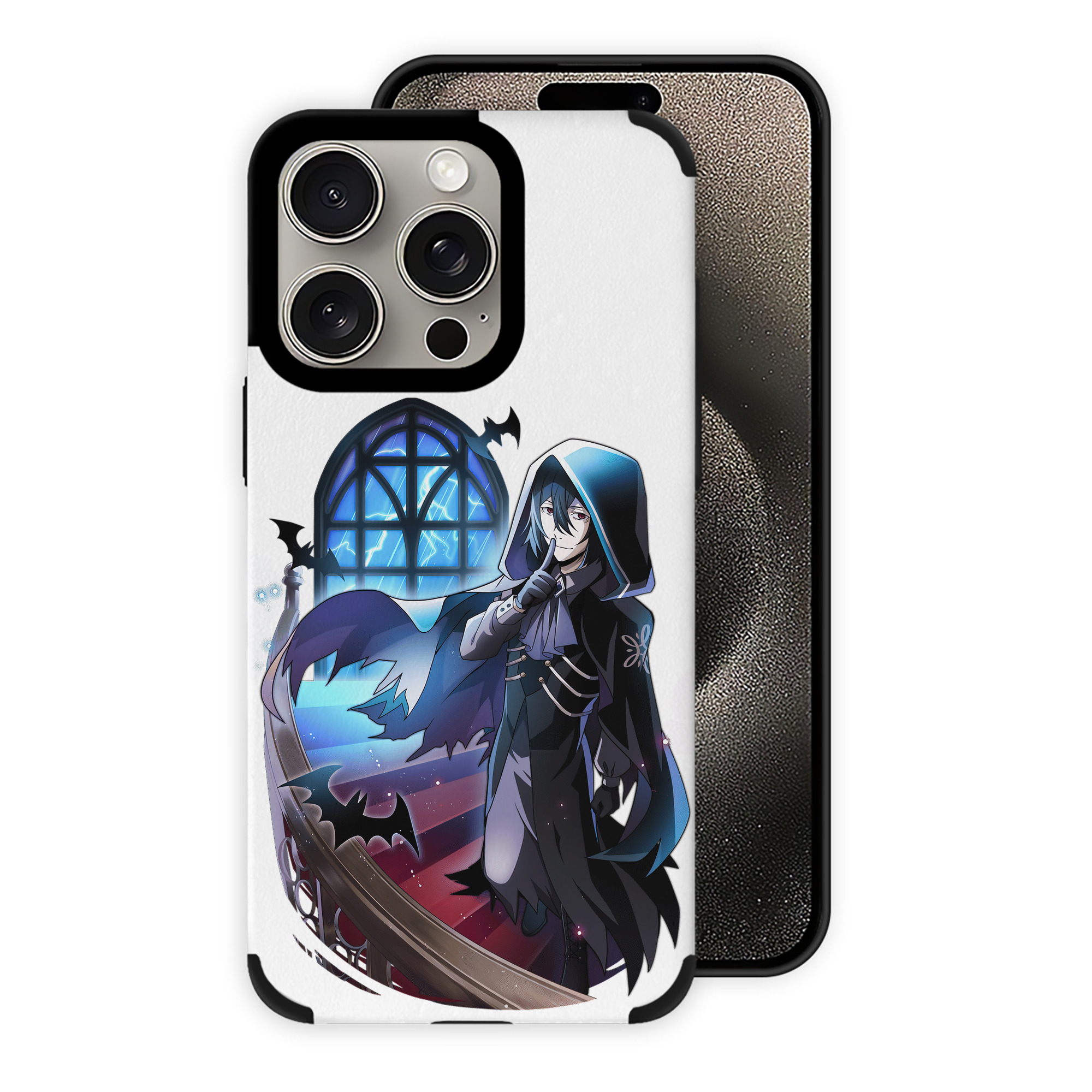 （画像用） 文豪ストレイドッグス Bungo Stray Dogs 【iPhone15ProMax対応】 PUレザー スマホケース 耐衝撃＆黄変防止