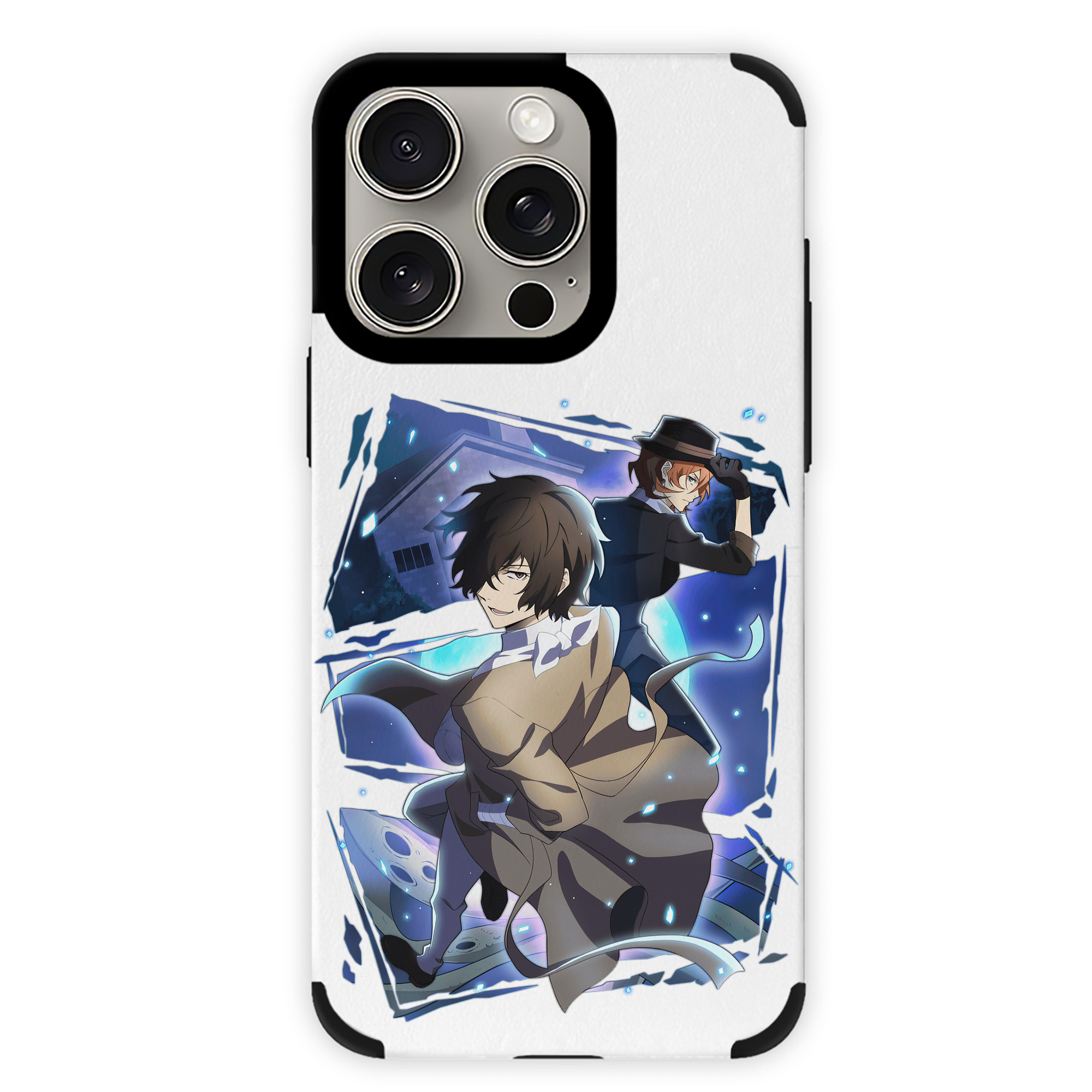 （画像用） 文豪ストレイドッグス Bungo Stray Dogs 【iPhone15ProMax対応】 PUレザー スマホケース 耐衝撃＆黄変防止