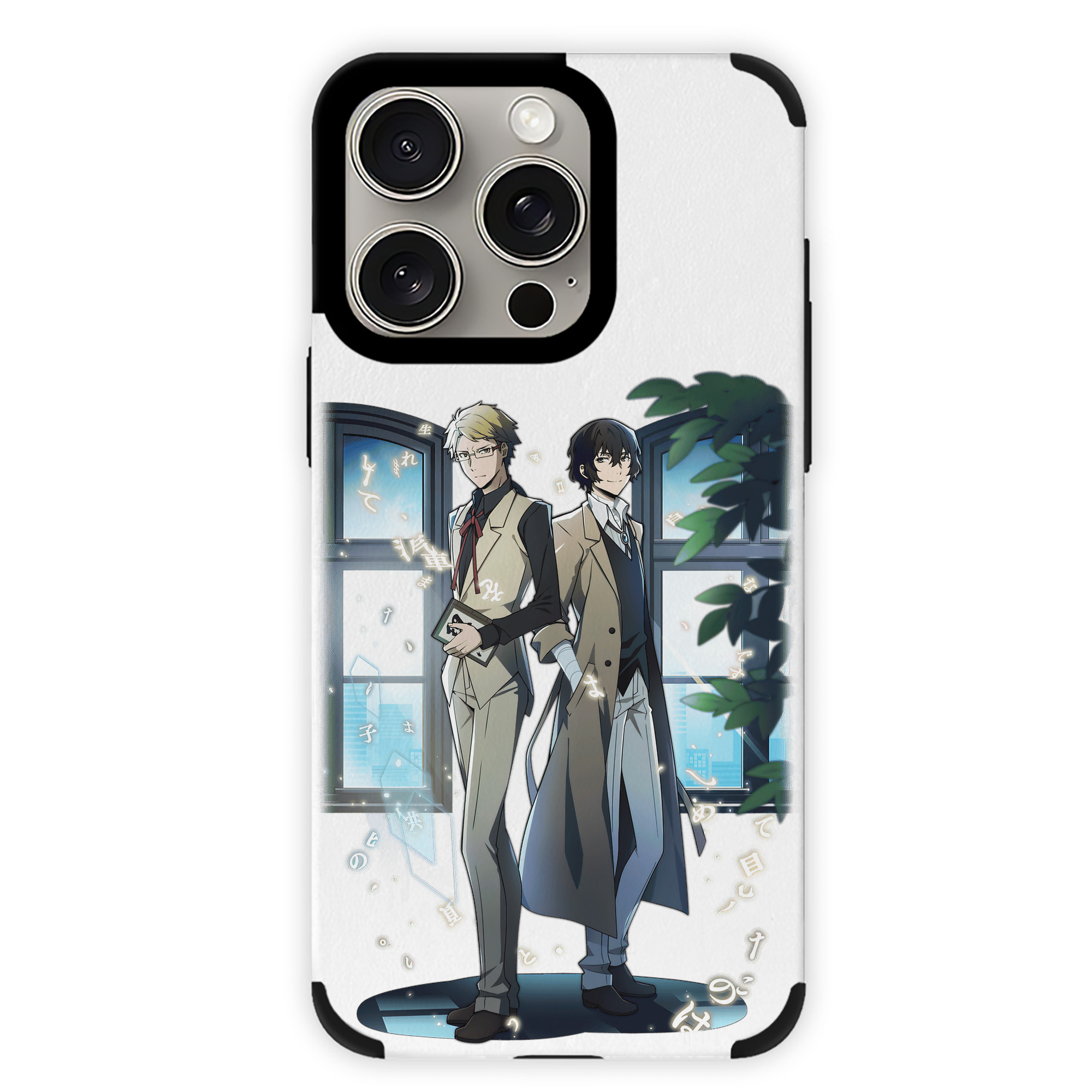 （画像用） 文豪ストレイドッグス Bungo Stray Dogs 【iPhone15ProMax対応】 PUレザー スマホケース 耐衝撃＆黄変防止