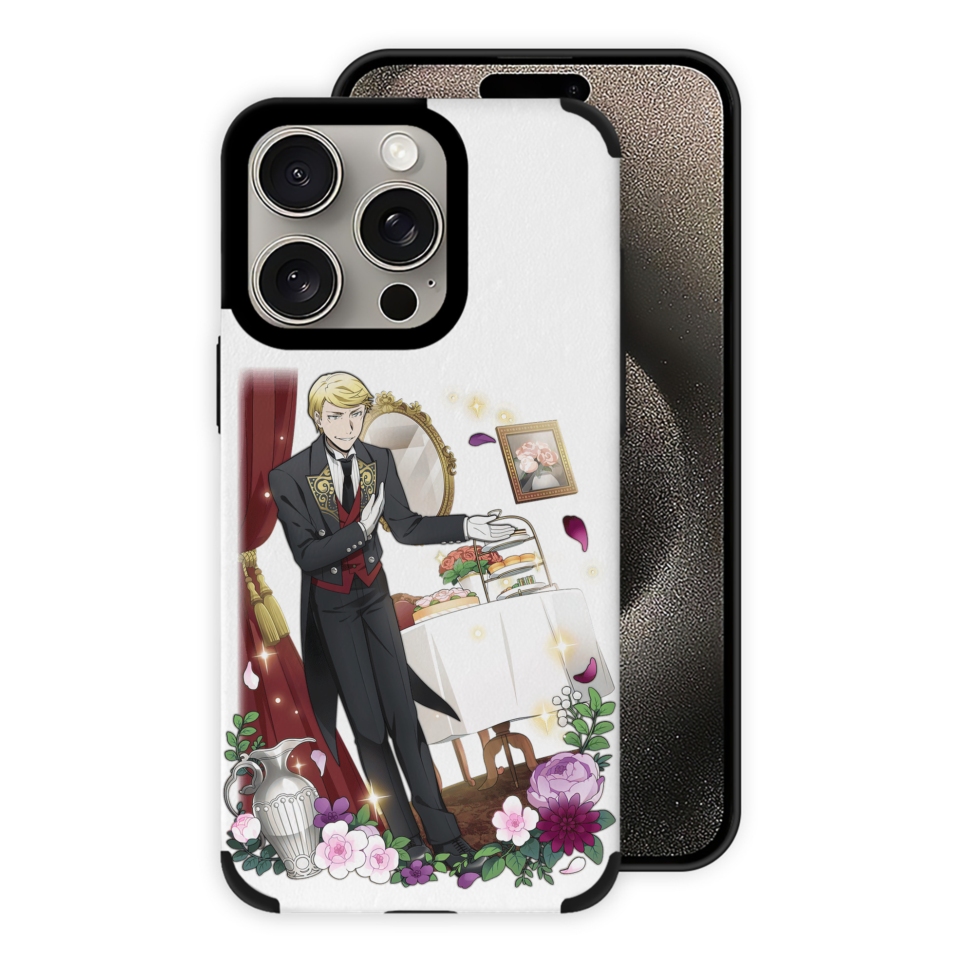 （画像用） 文豪ストレイドッグス Bungo Stray Dogs 【iPhone15ProMax対応】 PUレザー スマホケース 耐衝撃＆黄変防止