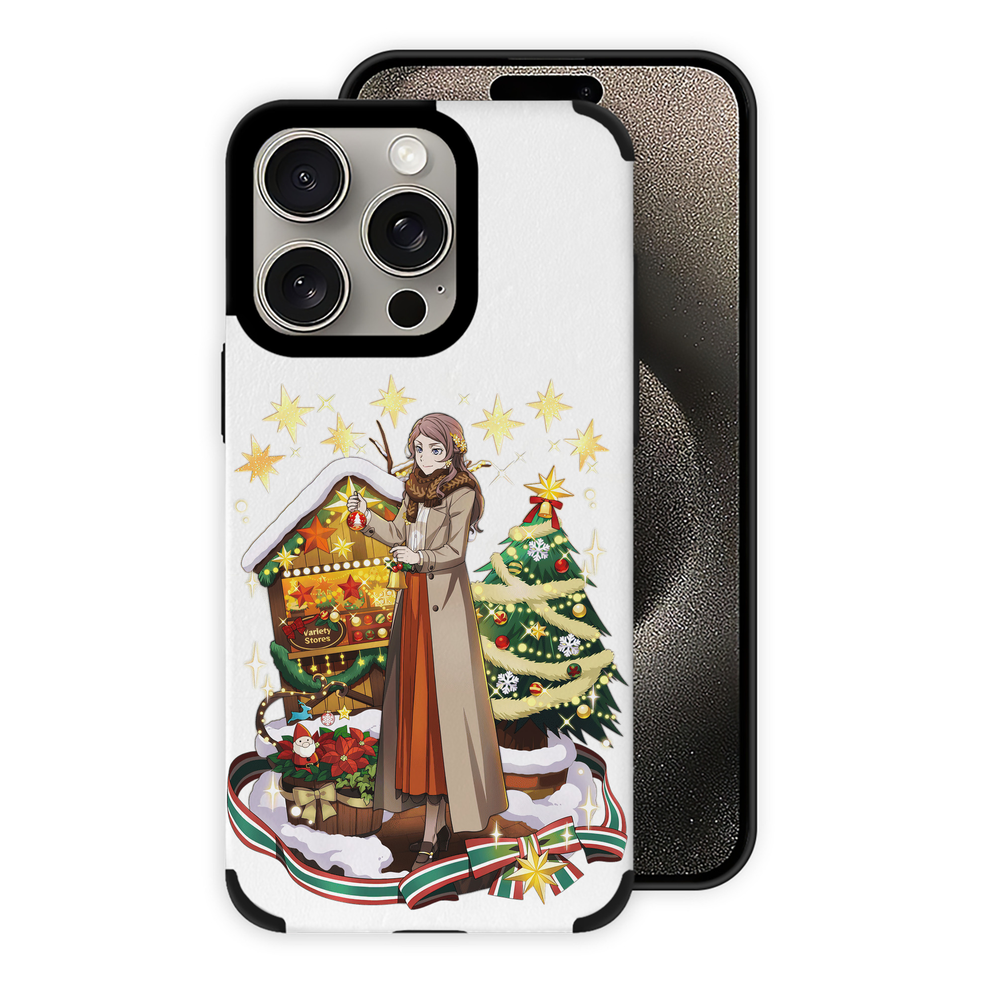 （画像用） 文豪ストレイドッグス Bungo Stray Dogs 【iPhone15ProMax対応】 PUレザー スマホケース 耐衝撃＆黄変防止