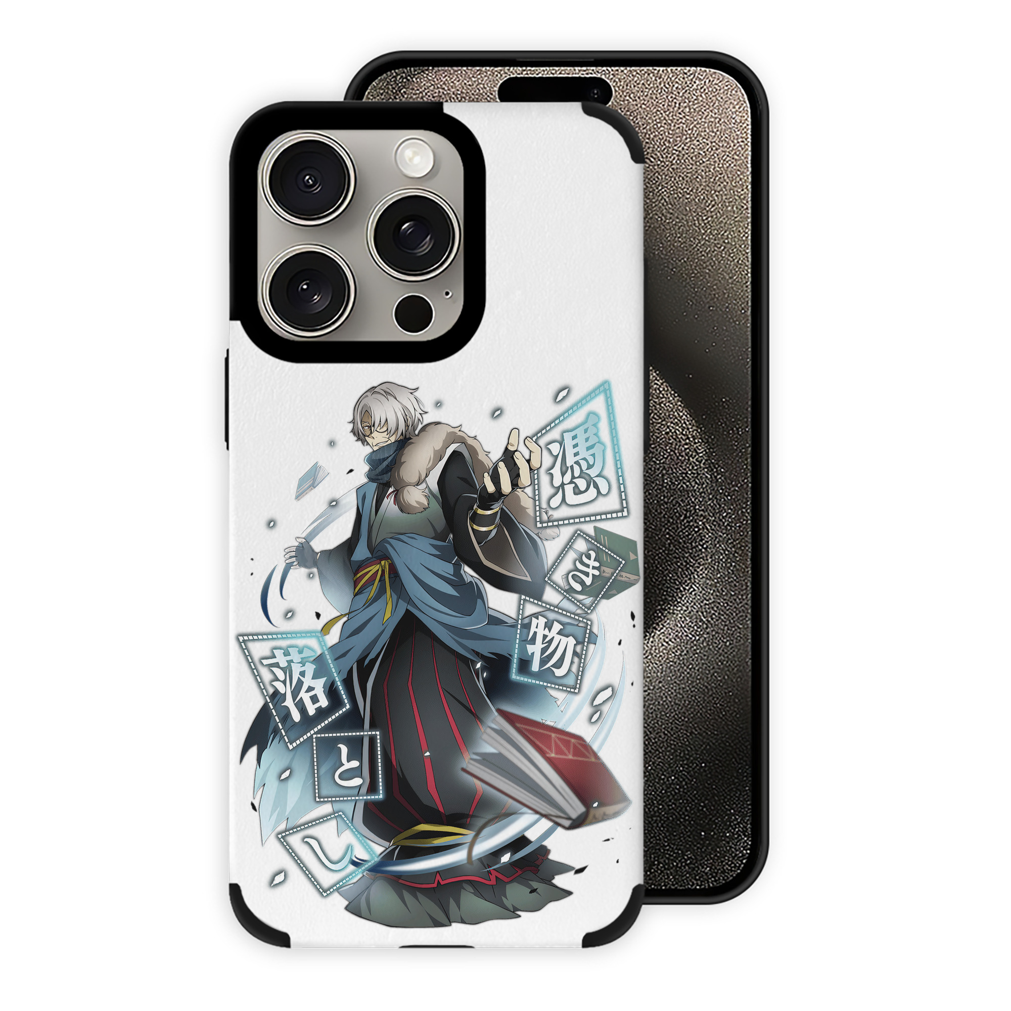 （画像用） 文豪ストレイドッグス Bungo Stray Dogs 【iPhone15ProMax対応】 PUレザー スマホケース 耐衝撃＆黄変防止