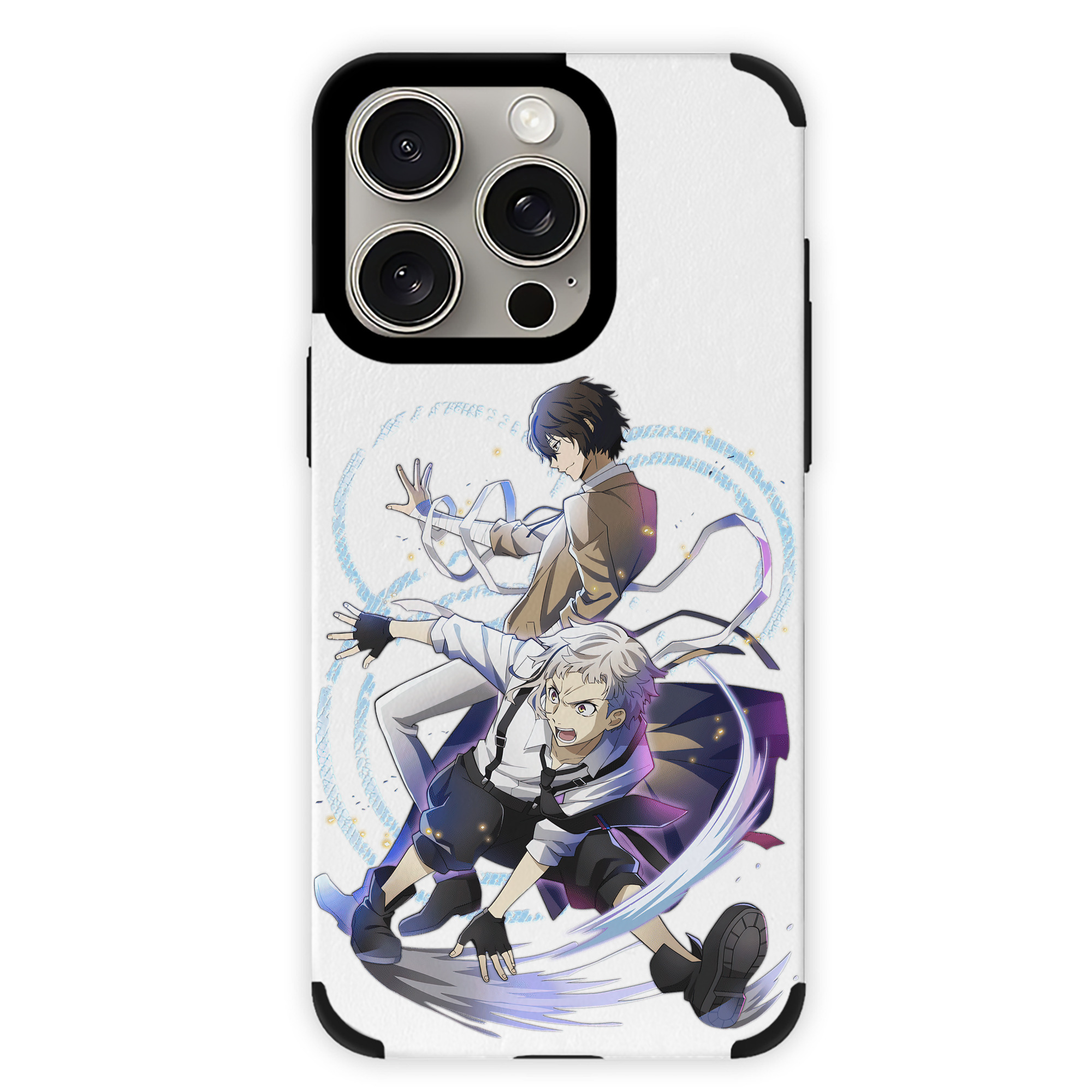 （画像用） 文豪ストレイドッグス Bungo Stray Dogs 【iPhone15ProMax対応】 PUレザー スマホケース 耐衝撃＆黄変防止