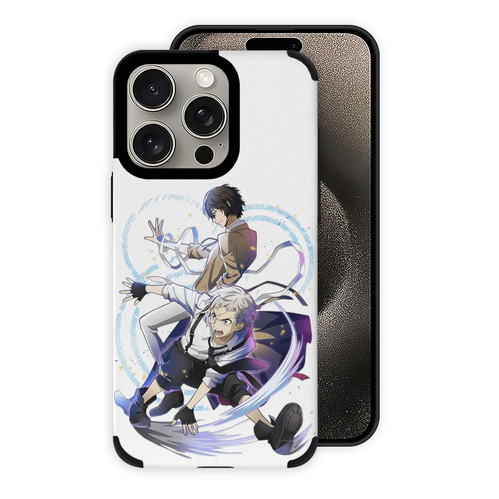 （画像用） 文豪ストレイドッグス Bungo Stray Dogs 【iPhone15ProMax対応】 PUレザー スマホケース 耐衝撃＆黄変防止