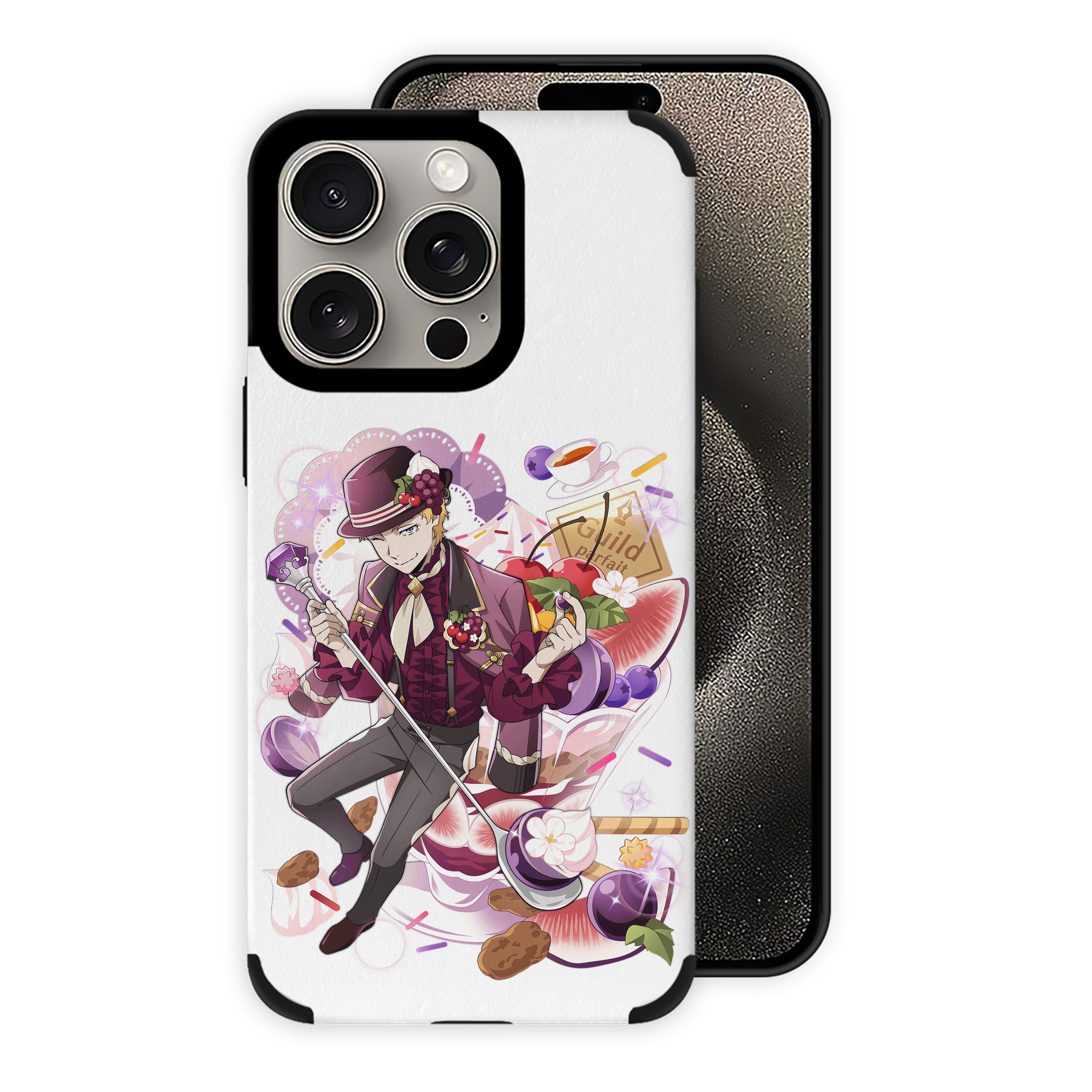 （画像用） 文豪ストレイドッグス Bungo Stray Dogs 【iPhone15ProMax対応】 PUレザー スマホケース 耐衝撃＆黄変防止