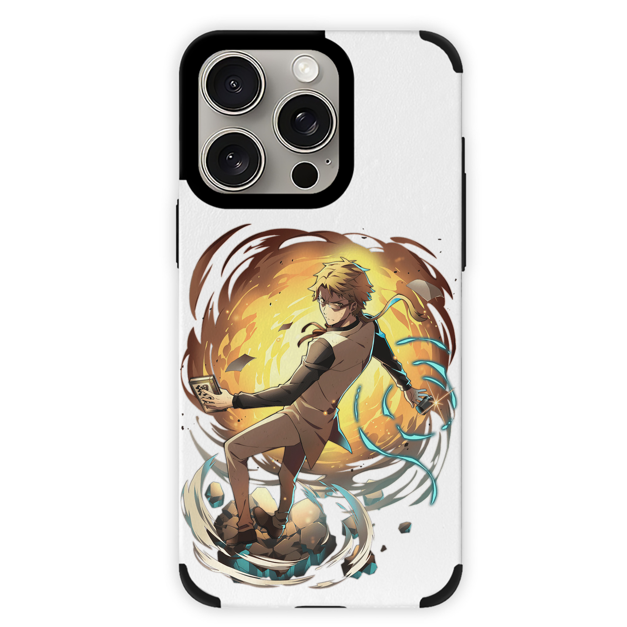 （画像用） 文豪ストレイドッグス Bungo Stray Dogs 【iPhone15ProMax対応】 PUレザー スマホケース 耐衝撃＆黄変防止