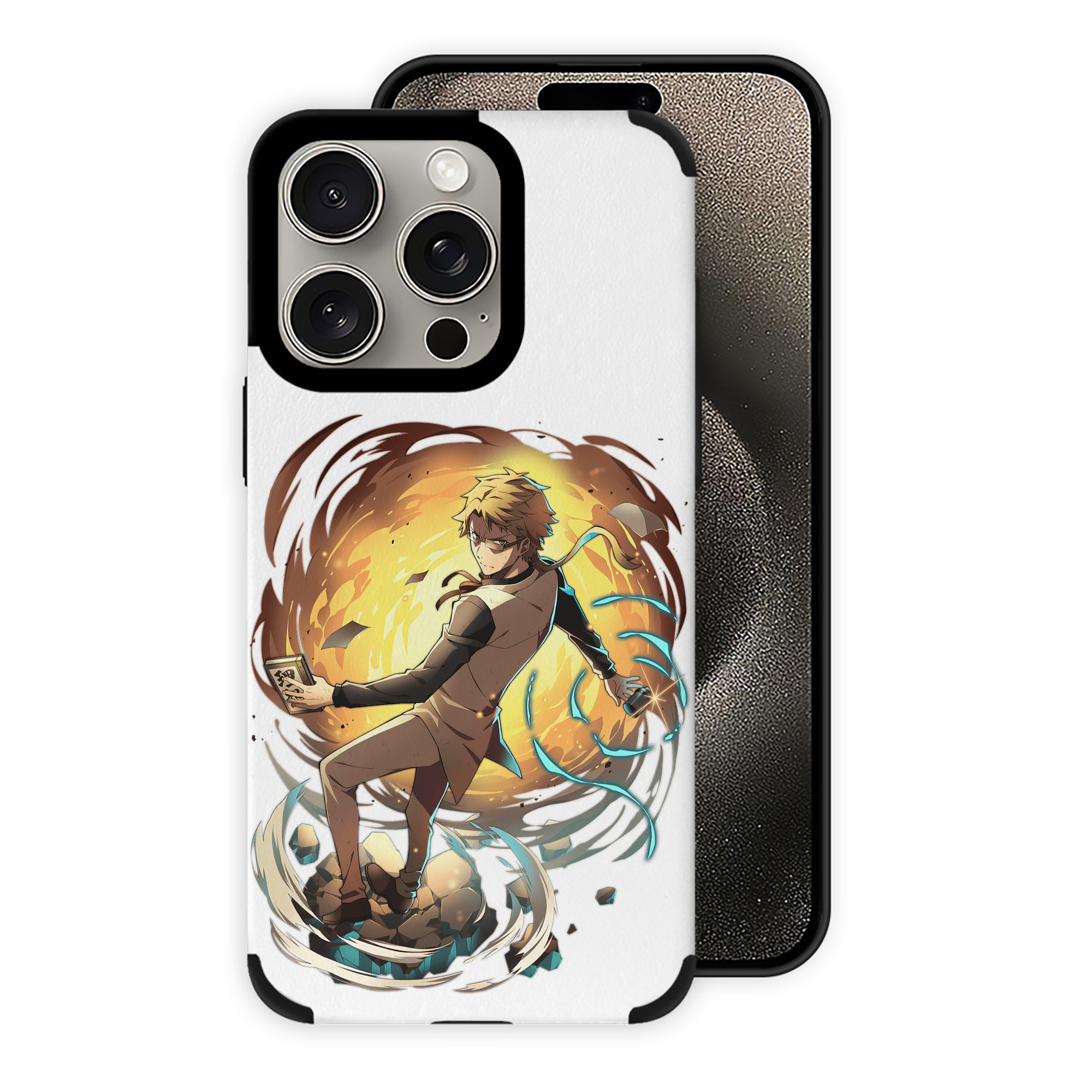 （画像用） 文豪ストレイドッグス Bungo Stray Dogs 【iPhone15ProMax対応】 PUレザー スマホケース 耐衝撃＆黄変防止