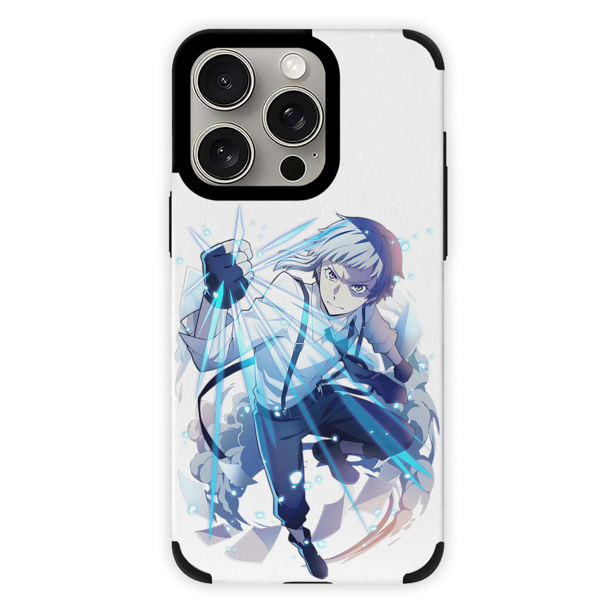 （画像用） 文豪ストレイドッグス Bungo Stray Dogs 【iPhone15ProMax対応】 PUレザー スマホケース 耐衝撃＆黄変防止