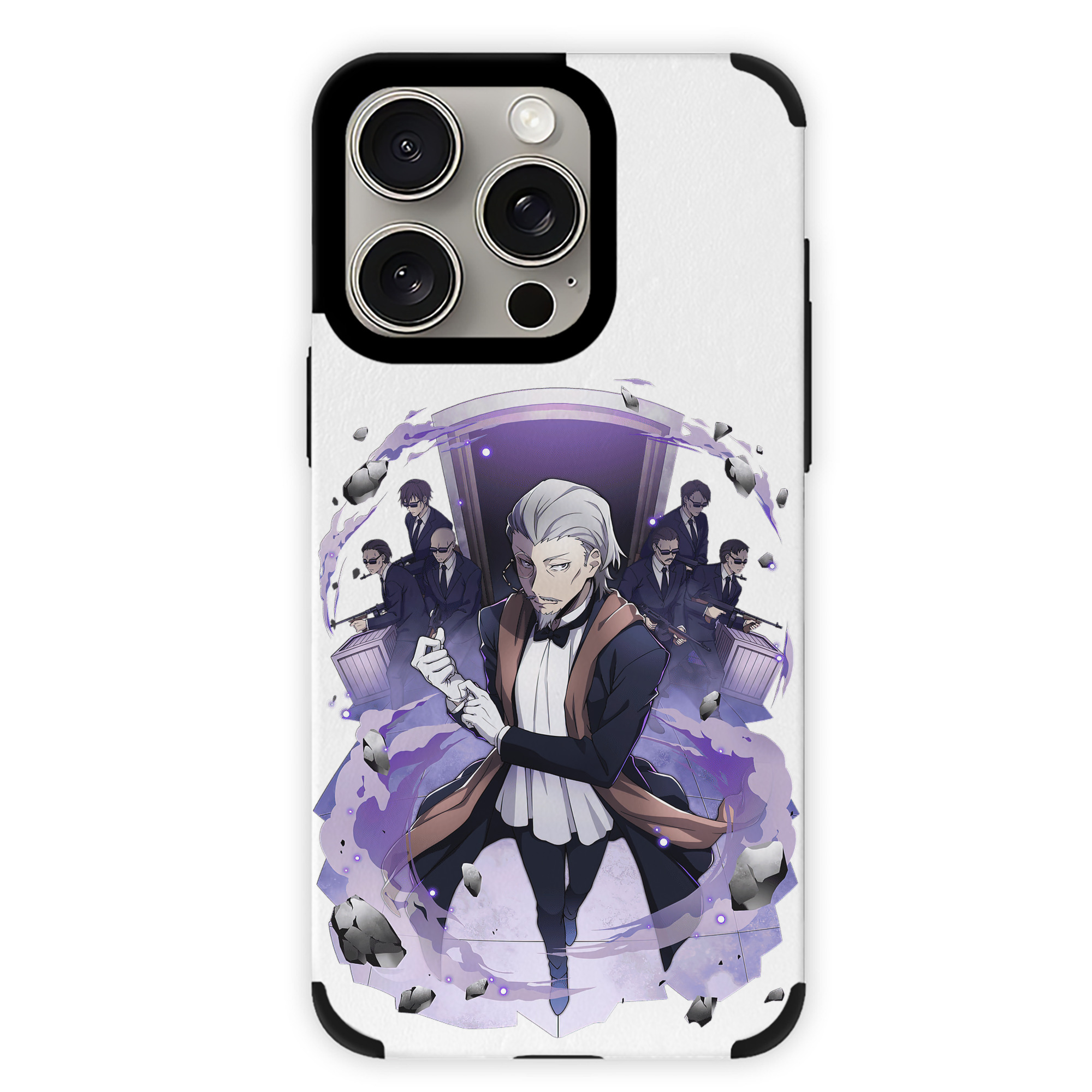 （画像用） 文豪ストレイドッグス Bungo Stray Dogs 【iPhone15ProMax対応】 PUレザー スマホケース 耐衝撃＆黄変防止