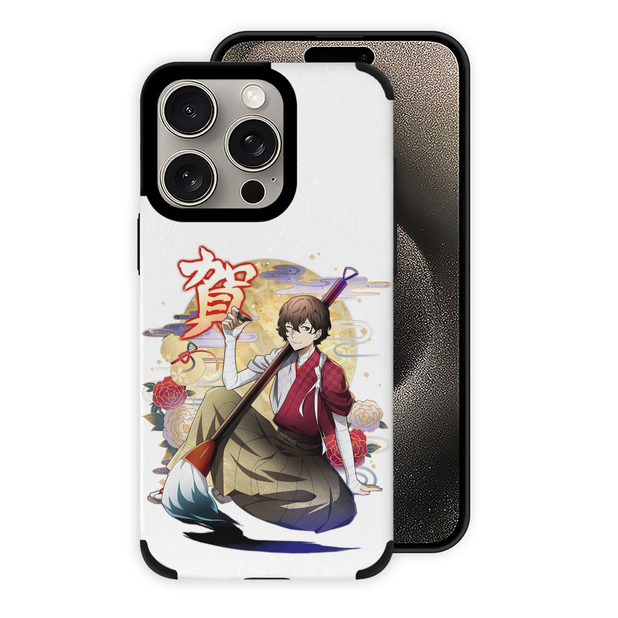 （画像用） 文豪ストレイドッグス Bungo Stray Dogs 【iPhone15ProMax対応】 PUレザー スマホケース 耐衝撃＆黄変防止