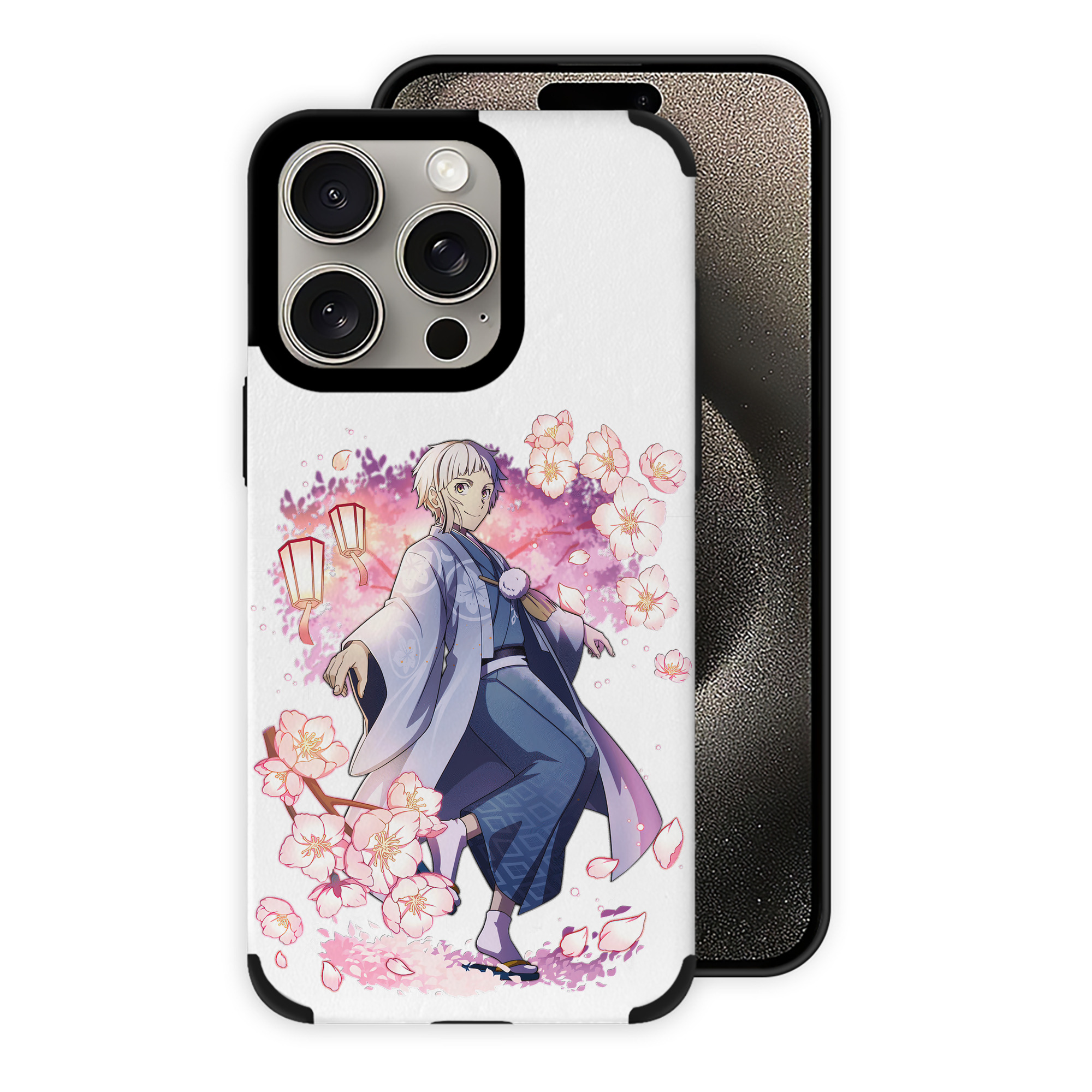 （画像用） 文豪ストレイドッグス Bungo Stray Dogs 【iPhone15ProMax対応】 PUレザー スマホケース 耐衝撃＆黄変防止