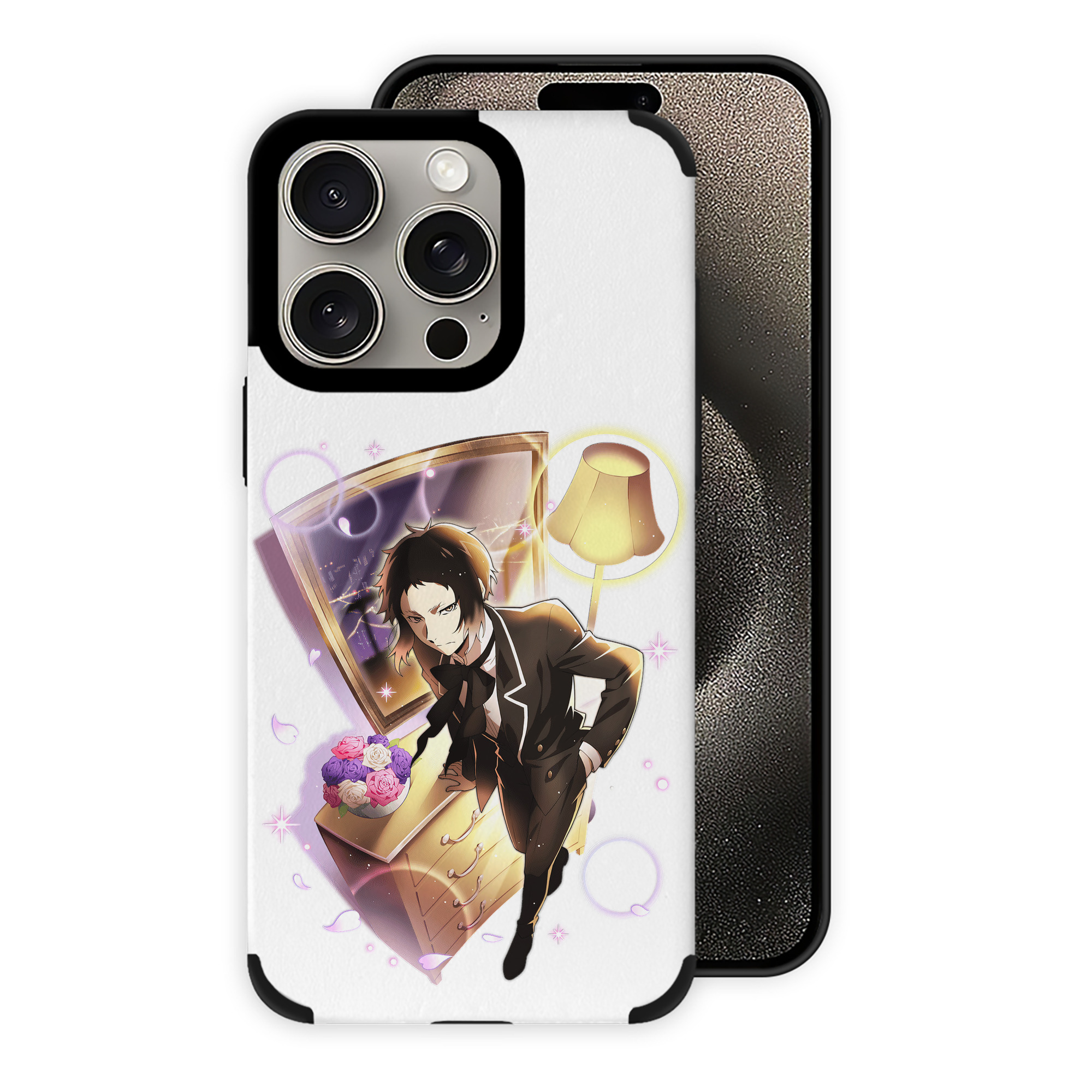 （画像用） 文豪ストレイドッグス Bungo Stray Dogs 【iPhone15ProMax対応】 PUレザー スマホケース 耐衝撃＆黄変防止