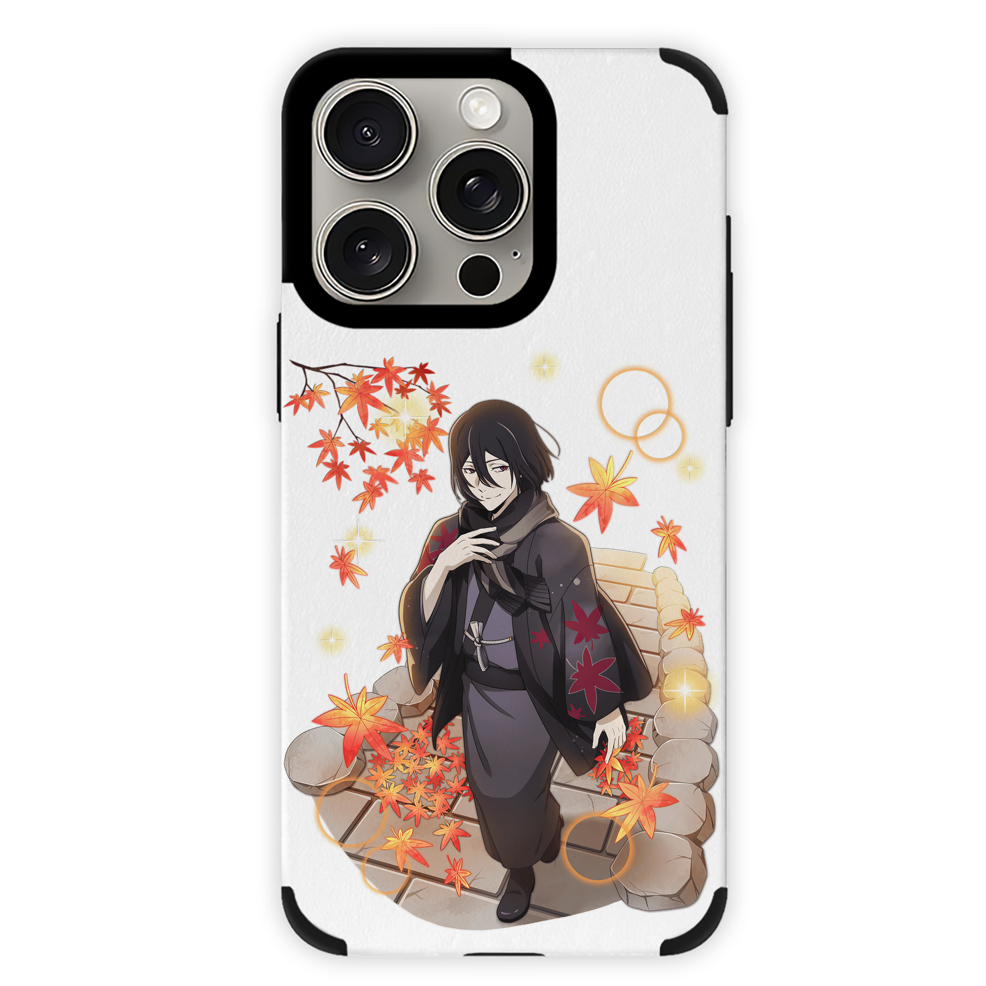 （画像用） 文豪ストレイドッグス Bungo Stray Dogs 【iPhone15ProMax対応】 PUレザー スマホケース 耐衝撃＆黄変防止